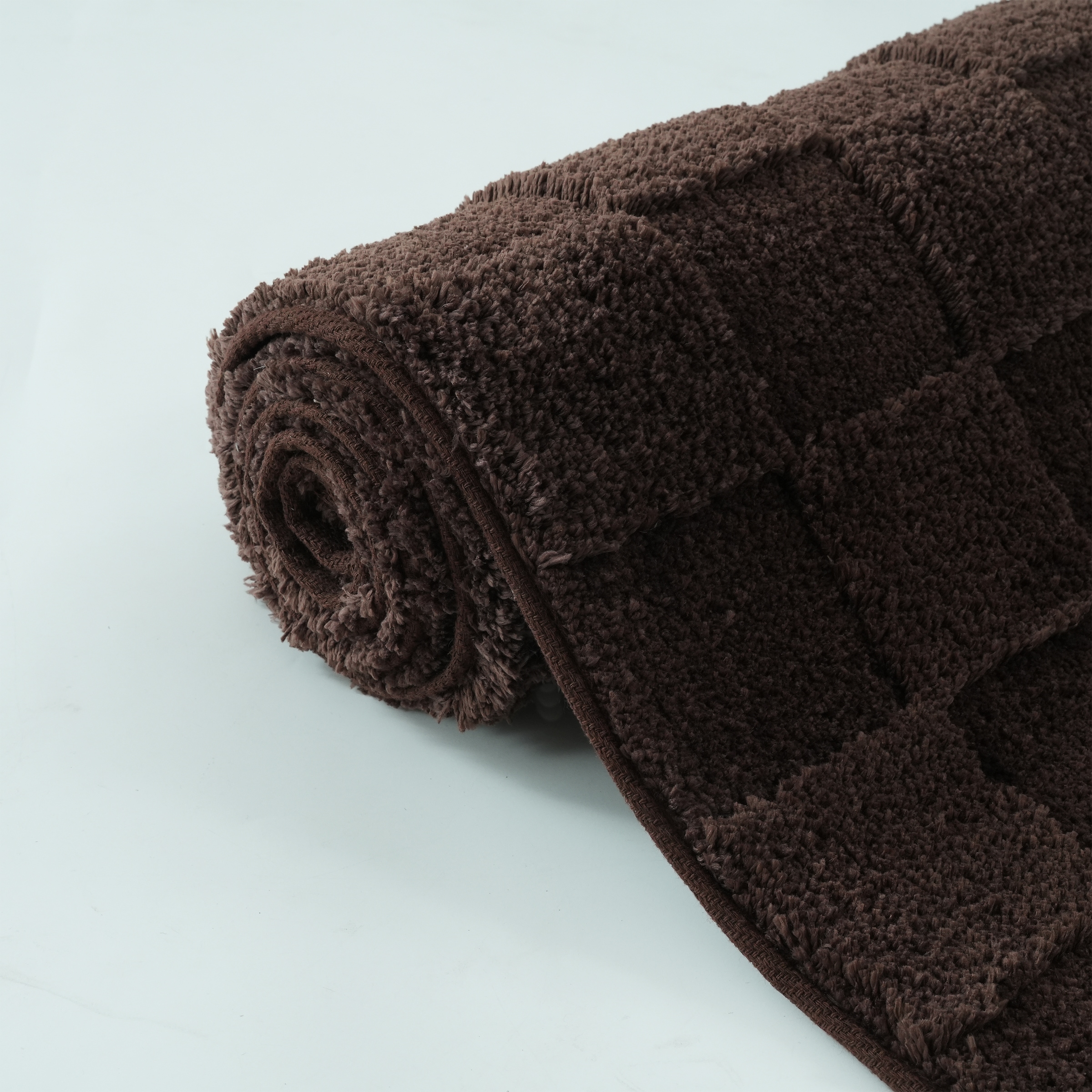 LeGer Home by Lena Gercke Teppich »Esmé, Hochflor-Teppiche, weich, Boho« rechteckig 23 mm Höhe Hoch-Tief-Struktur, Uni, Kästchen, Wohnzimmer, Schlafzimmer, Esszimmer