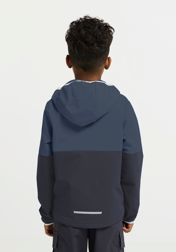 Jack Wolfskin Softshelljacke »SANDBIRD HOODED JKT K« mit Kapuze Winddicht, atmungsaktiv, Übergangsjacke