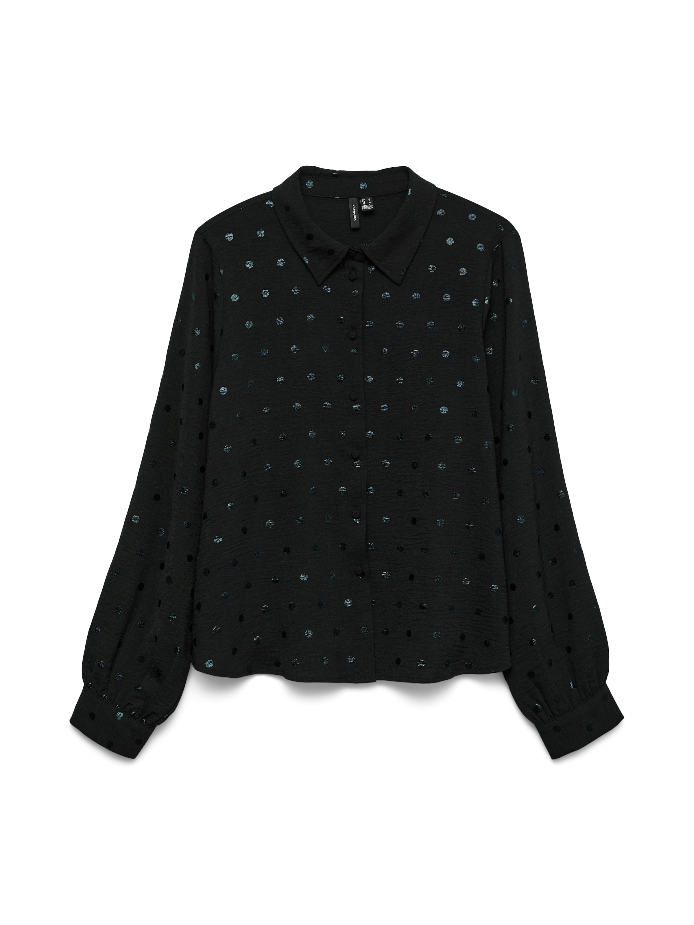 Vero Moda Langarmbluse »VMCARLA FOIL L/S SHIRT WVN GA«