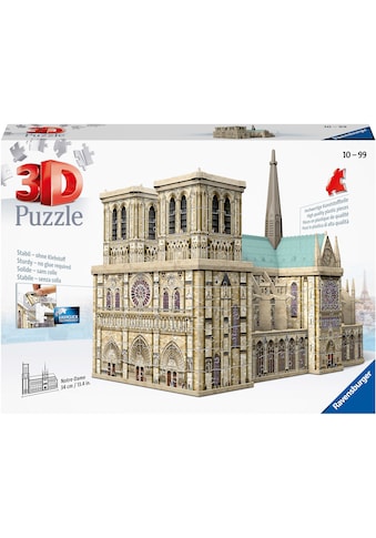 3D-Puzzle »Notre Dame de Paris«, Made in Europe, FSC® - schützt Wald - weltweit