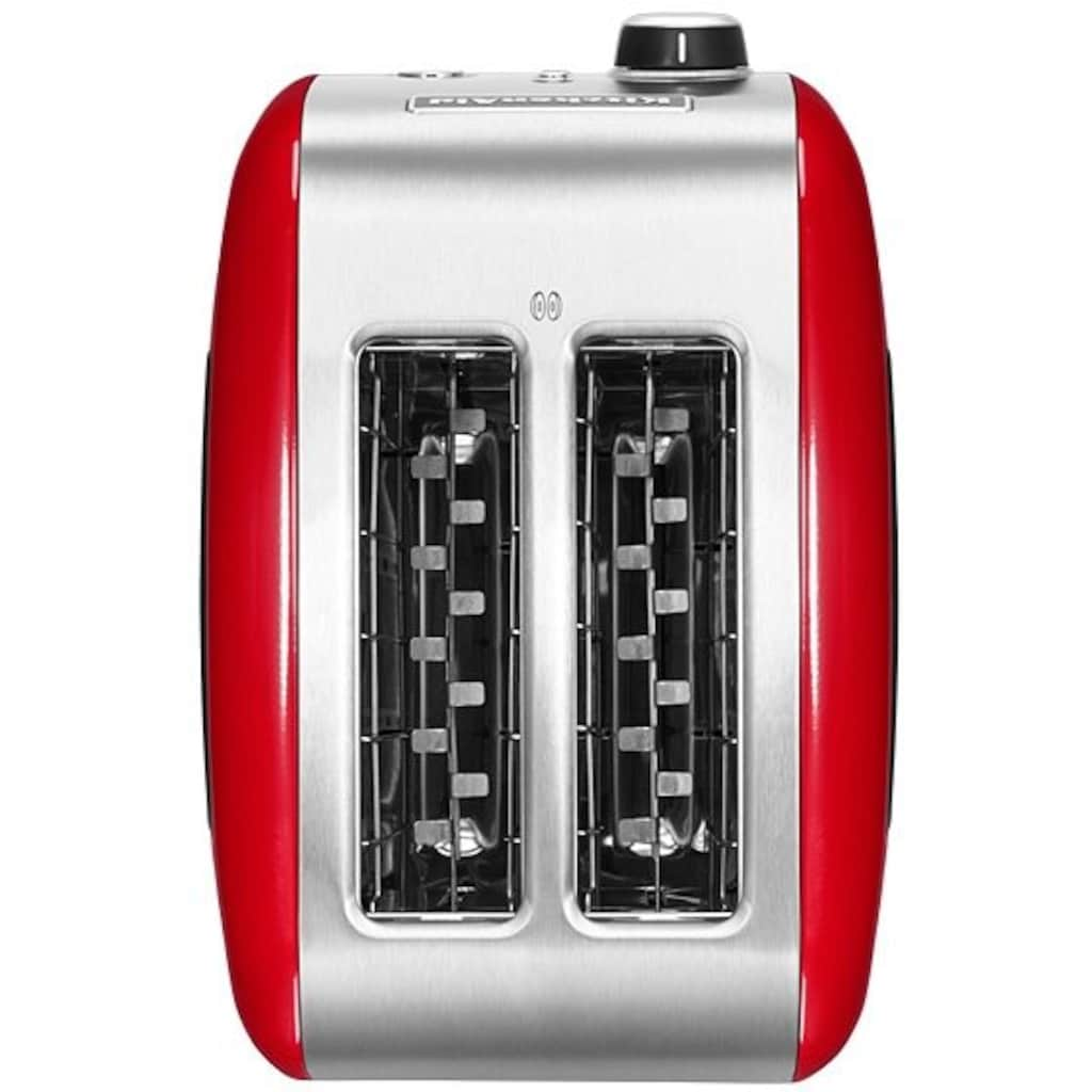 KitchenAid Toaster »5KMT221EER EMPIRE ROT«, 2 kurze Schlitze, für 2 Scheiben, 1100 W