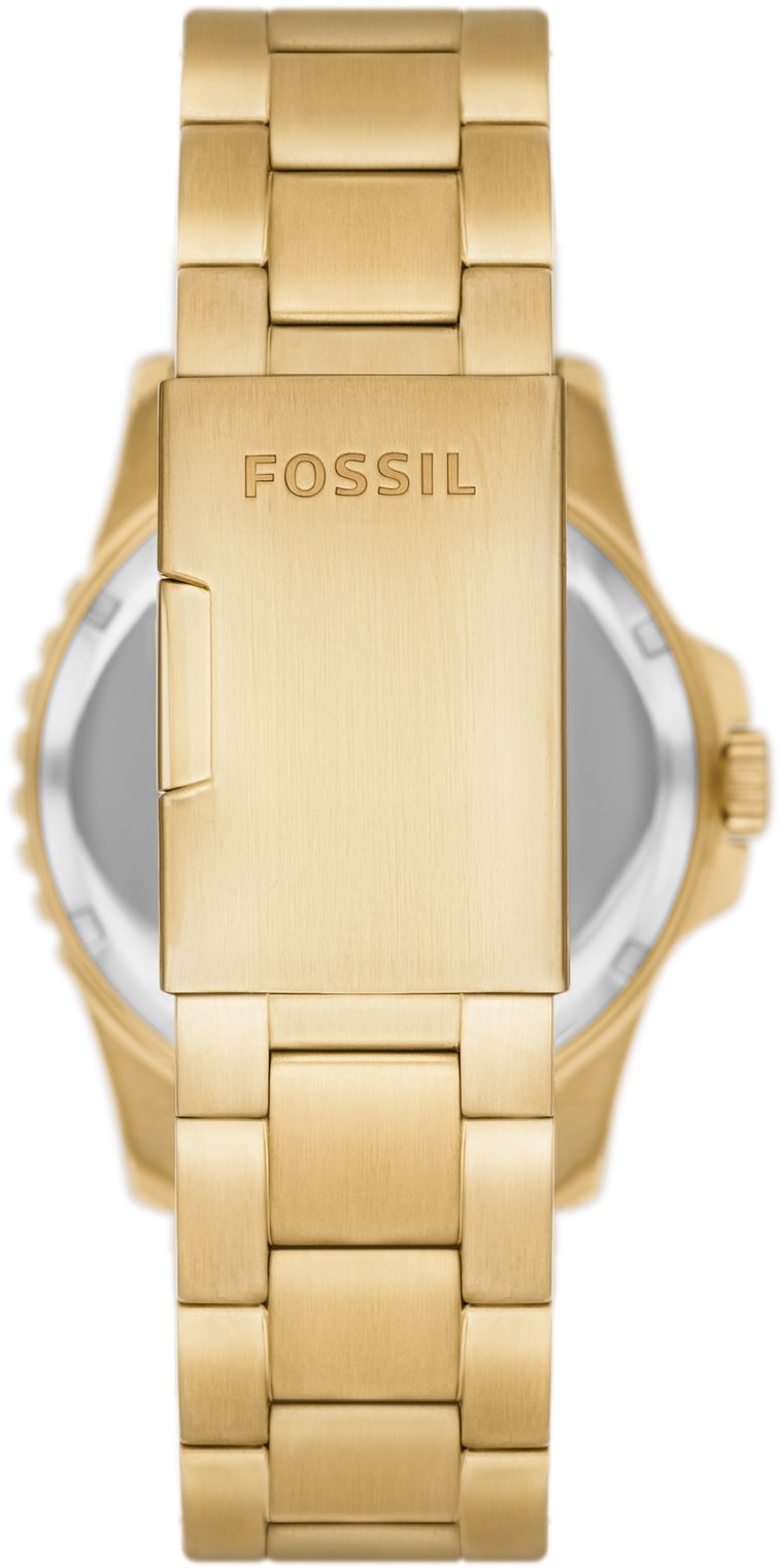 Fossil Quarzuhr »Fossil Blue, FS5950«, Armbanduhr, Herrenuhr, Datum, analog