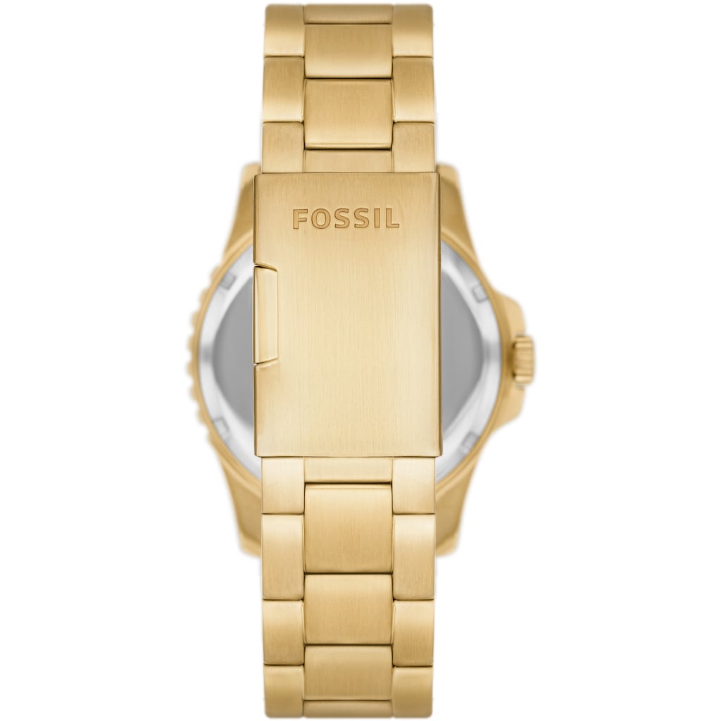 Fossil Quarzuhr »Fossil Blue, FS5950«, Armbanduhr, Herrenuhr, Datum, analog