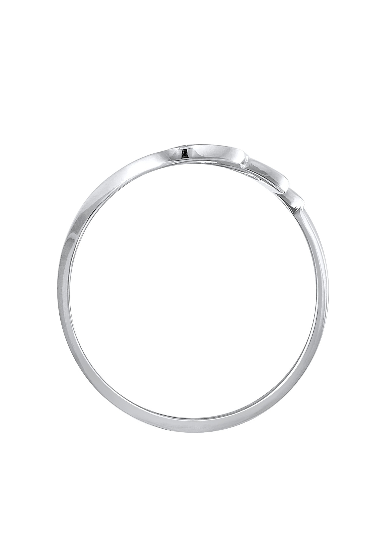 Nenalina Silberring »Ring Basic Wellen Geschwungen Schlicht 925 Silber«