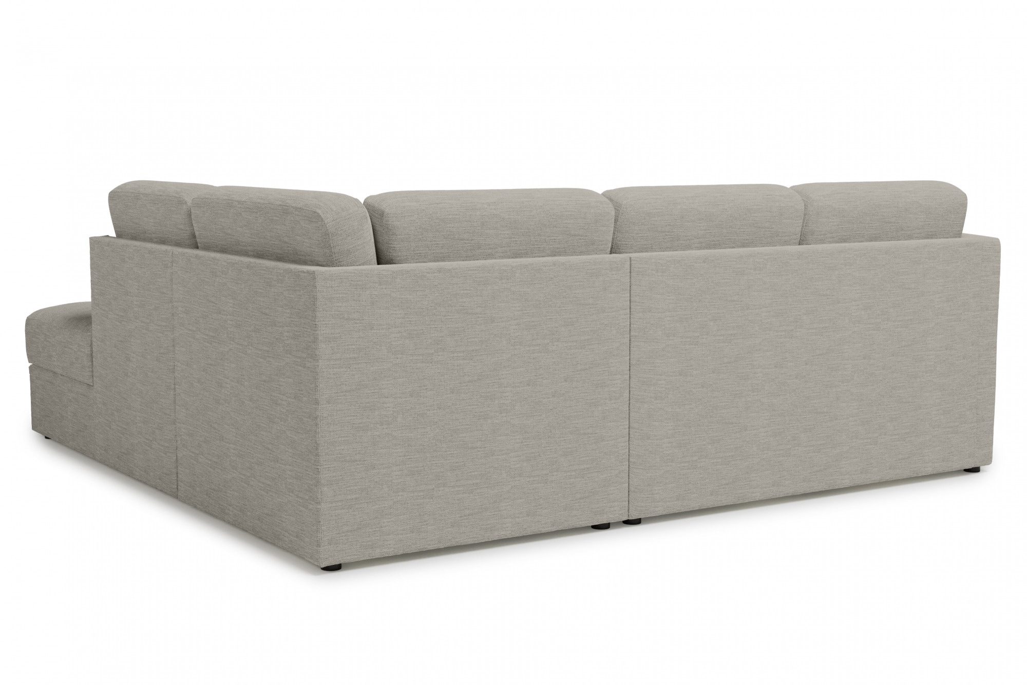 Home affaire Ecksofa »Lavars, L-Form, Schlafsofa«, mit Bettfunktion und Stauraum, in zwei verschiedenen Bezugsqualitäten