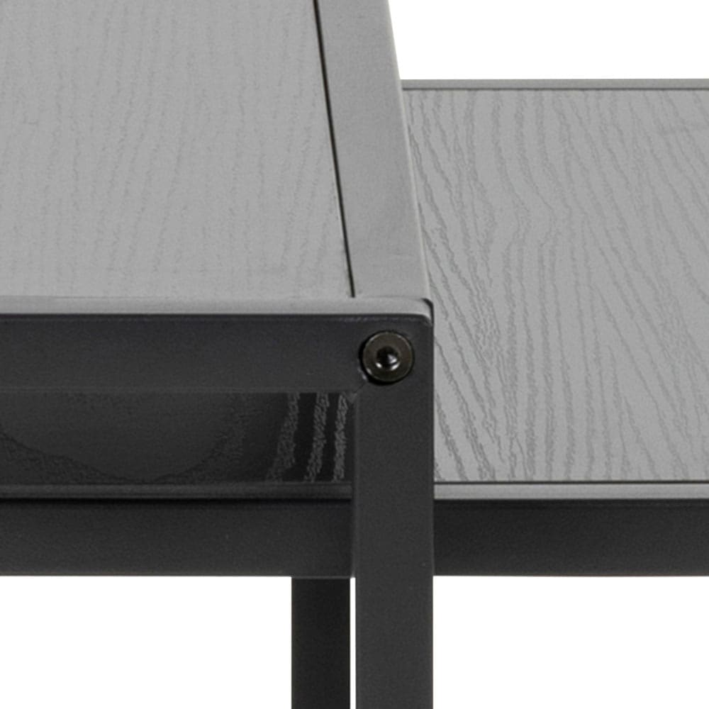 ACTONA GROUP Beistelltisch Set, 2 Stk. tlg. Metallrahmen, Industrie-Look und quadratischer Form, Satz von 2 Stück