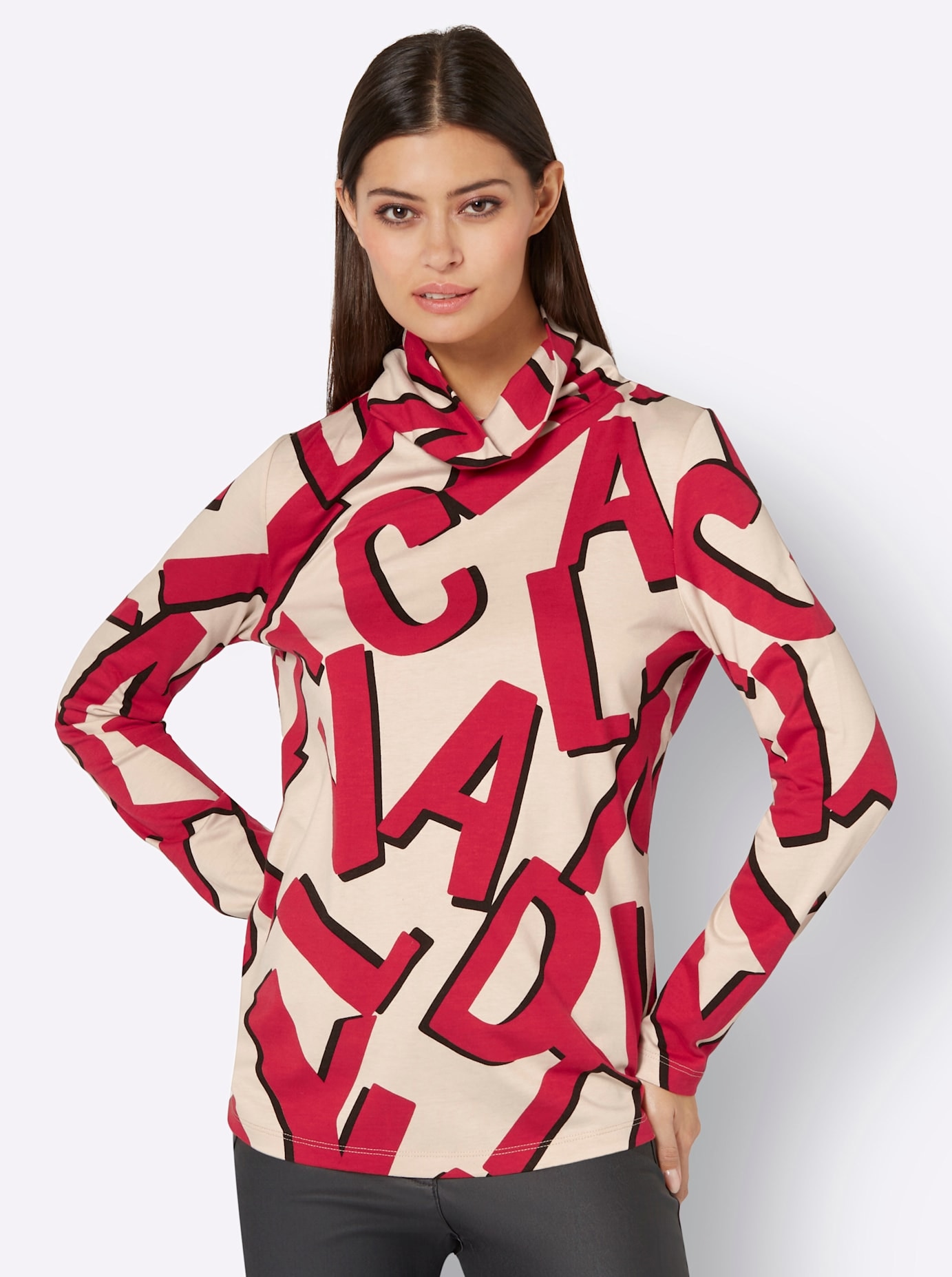 creation L Langarmshirt »Rollkragen-Shirt«, (1 tlg.)