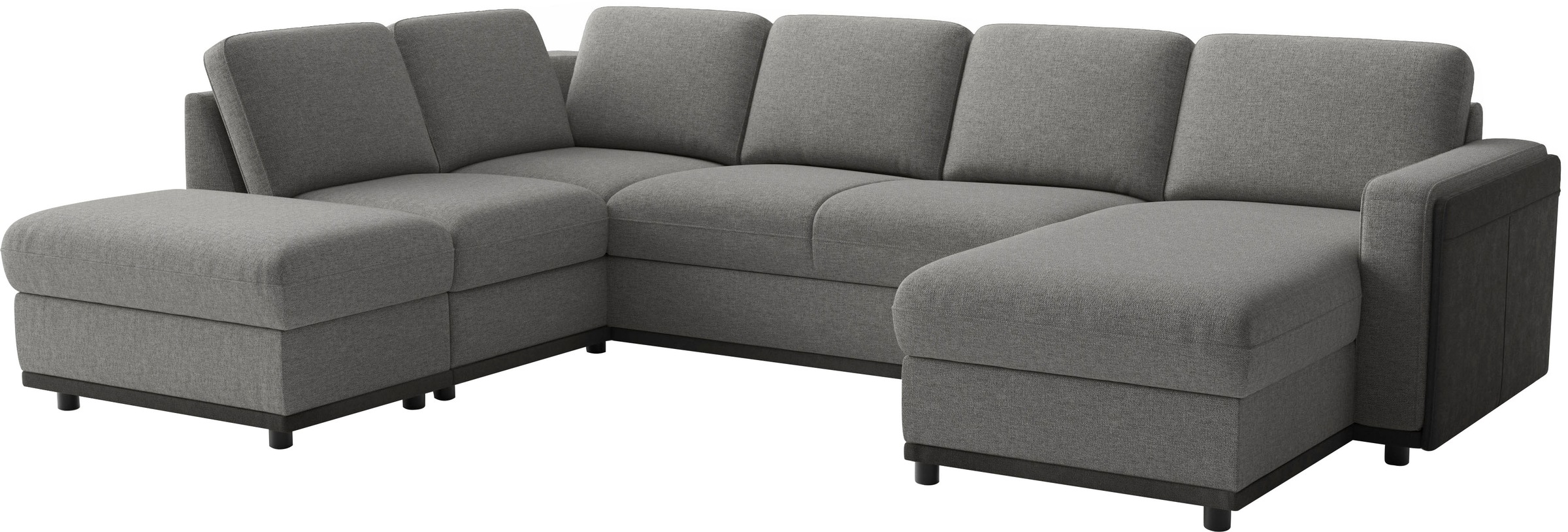 sit&more Wohnlandschaft »Cordoba U-Form, B: 305 cm, optional Schlaffunktion & Stauraum« Couch mit XXL-Komfort, großzügige Sitzfläche
