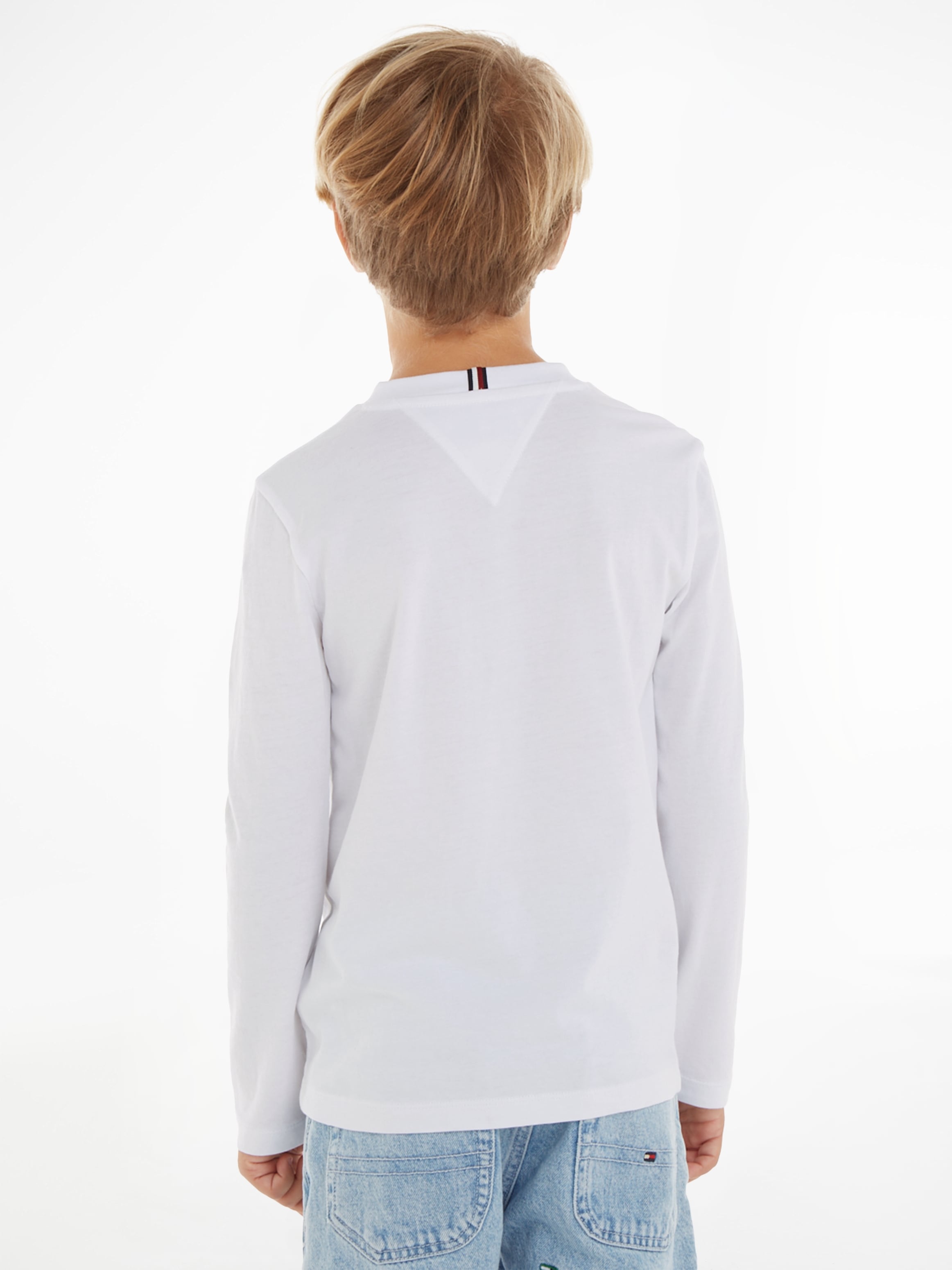 Tommy Hilfiger Langarmshirt »ESSENTIAL TEE L/S«, mit Logoschriftzug