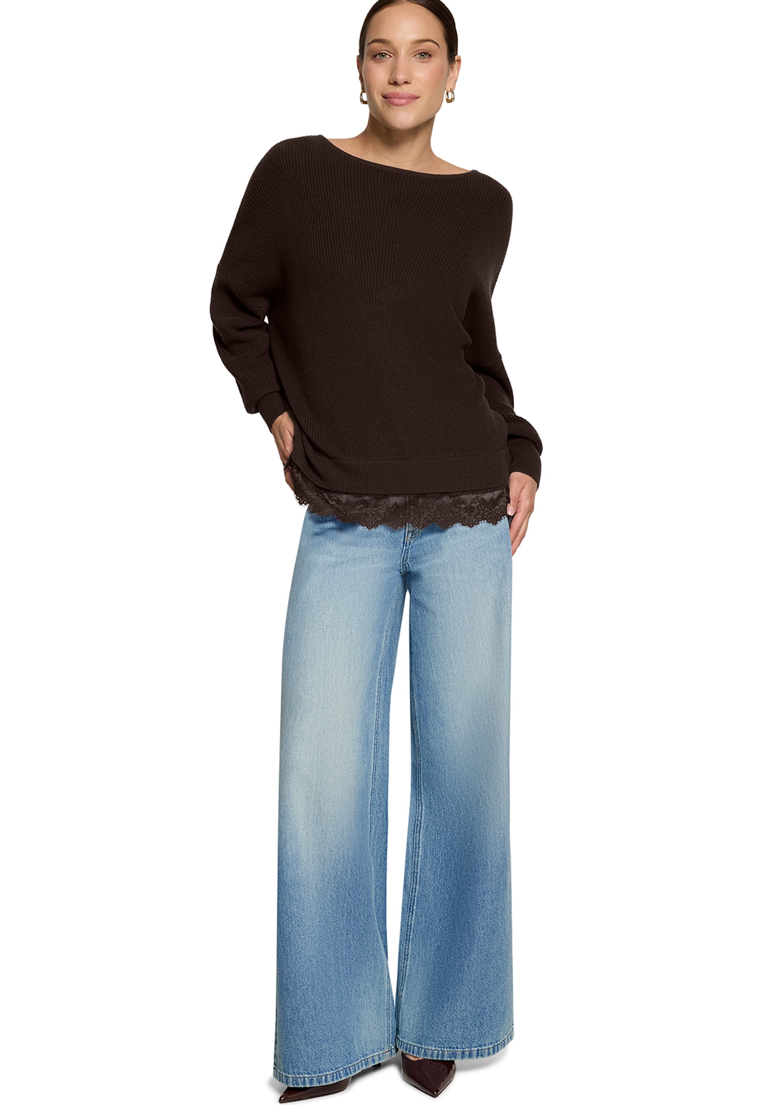Zero Strickpullover »Strickpullover langarm«