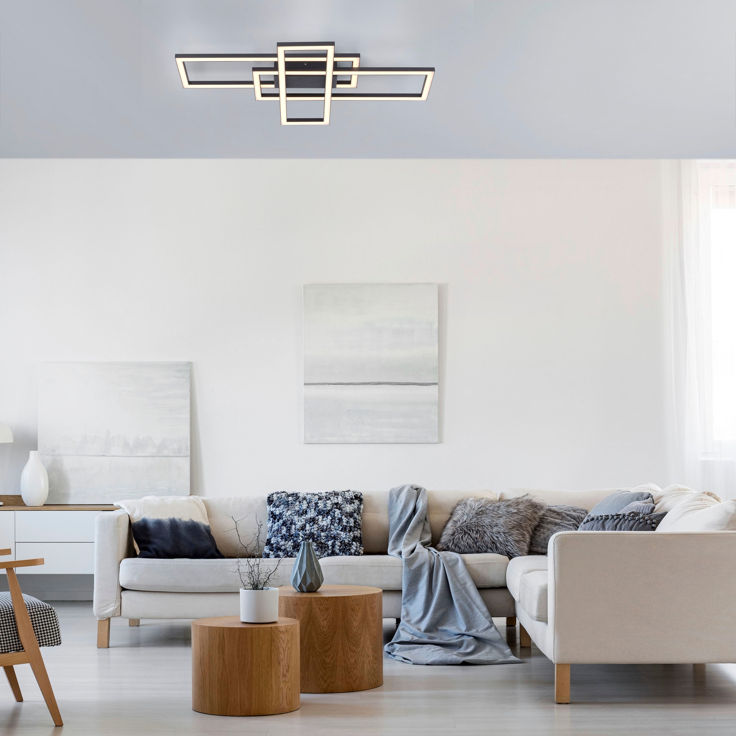 JUST LIGHT LED Deckenleuchte »IVEN«, 1 flammig, Leuchtmittel LED-Board | LED fest integriert
