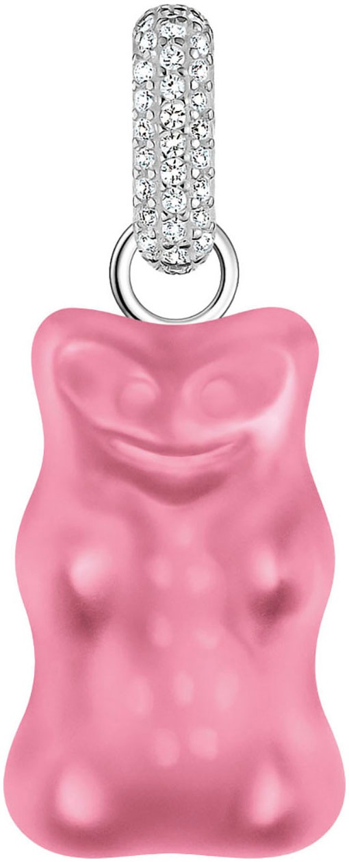 THOMAS SABO Kettenanhänger »THOMAS SABO x HARIBO Schmuck: Großer Anhänger Goldbär«, mit Kristallglas, Zirkonia (synth.)