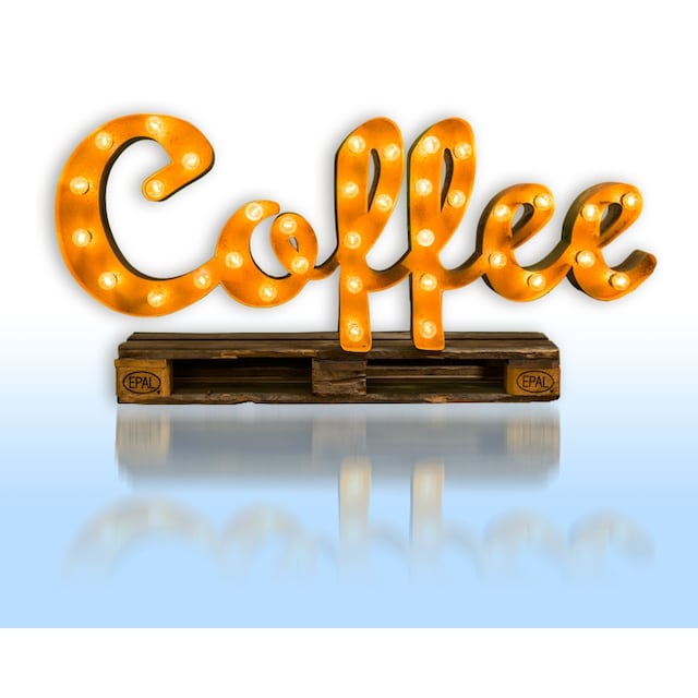 MARQUEE LIGHTS LED Dekolicht »Coffee«, 46 flammig-flammig, Wandlampe, Tischlampe  Coffee,46 Lichtquellen E14 (exkl.) - 145x61 cm online kaufen | mit 3 Jahren  XXL Garantie
