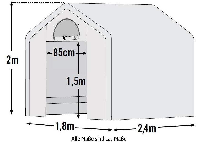 ShelterLogic Foliengewächshaus »SL70600«