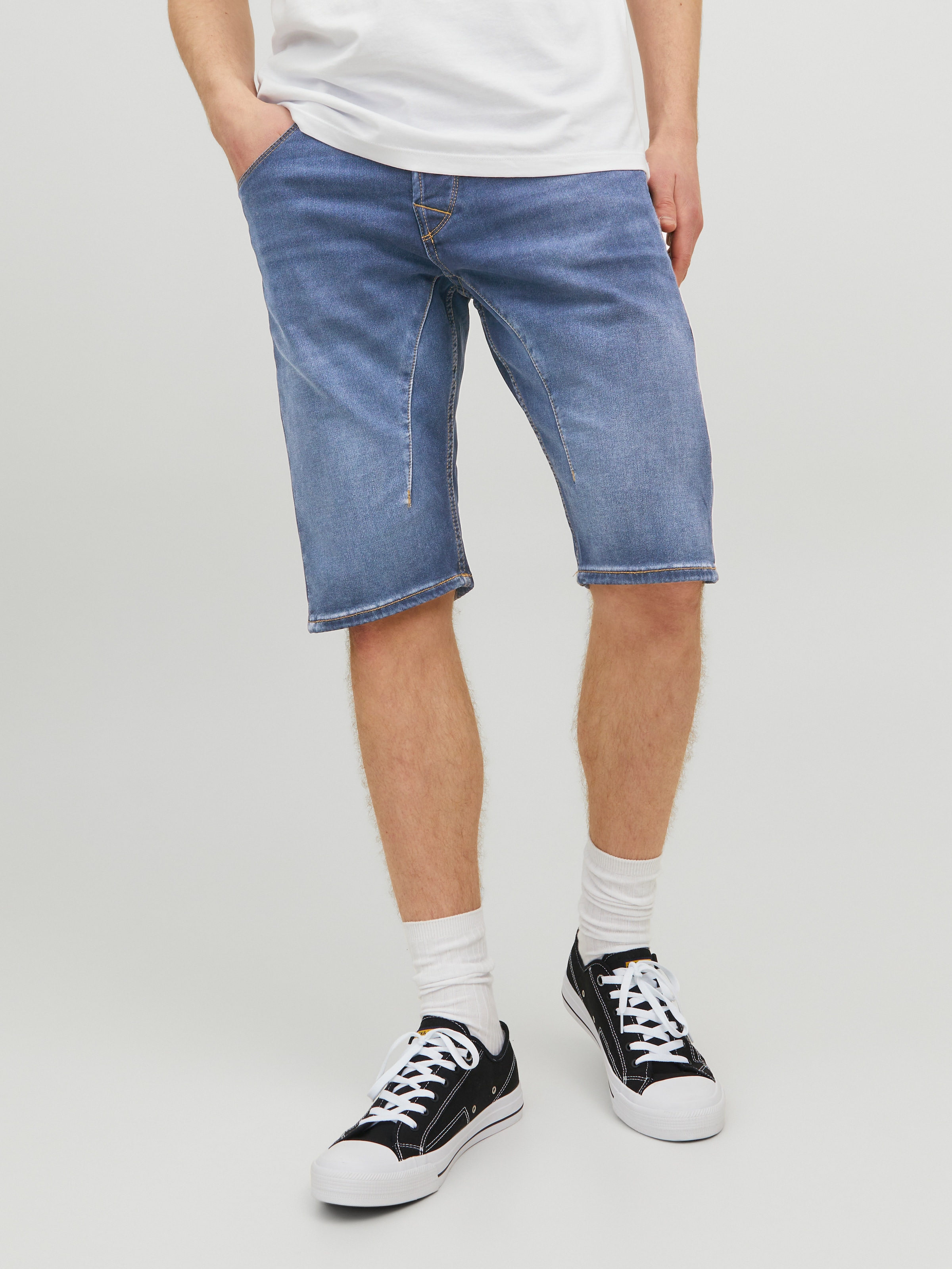 Jack & Jones Jeansshorts »JJISCALE JJLONG SHORTS GE 608 I.K SN«