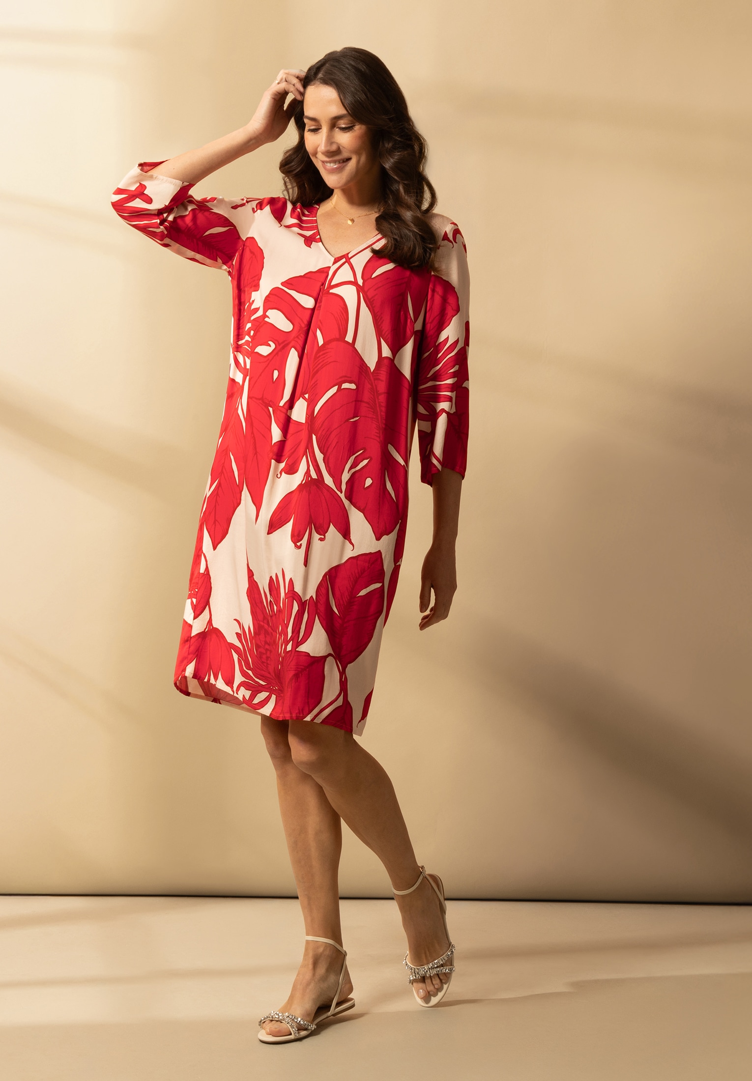 Betty Barclay Sommerkleid »Sommerkleid mit V-Ausschnitt«