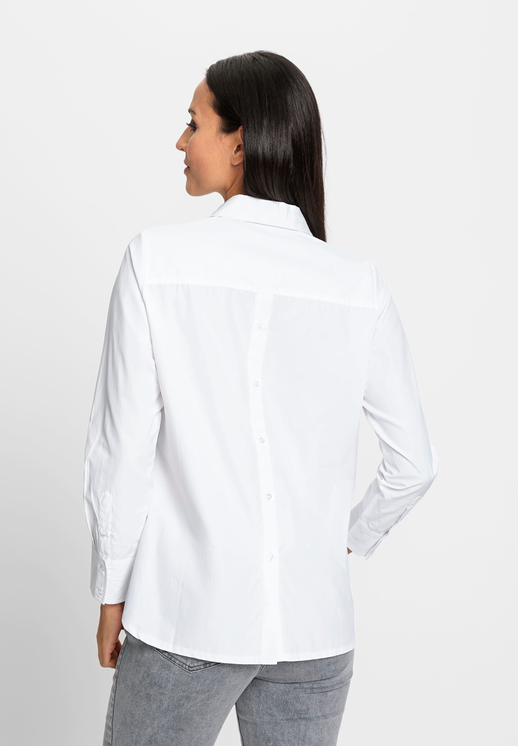 heine Hemdbluse »Hemdbluse Klassische Bluse im Baumwoll-Mix«