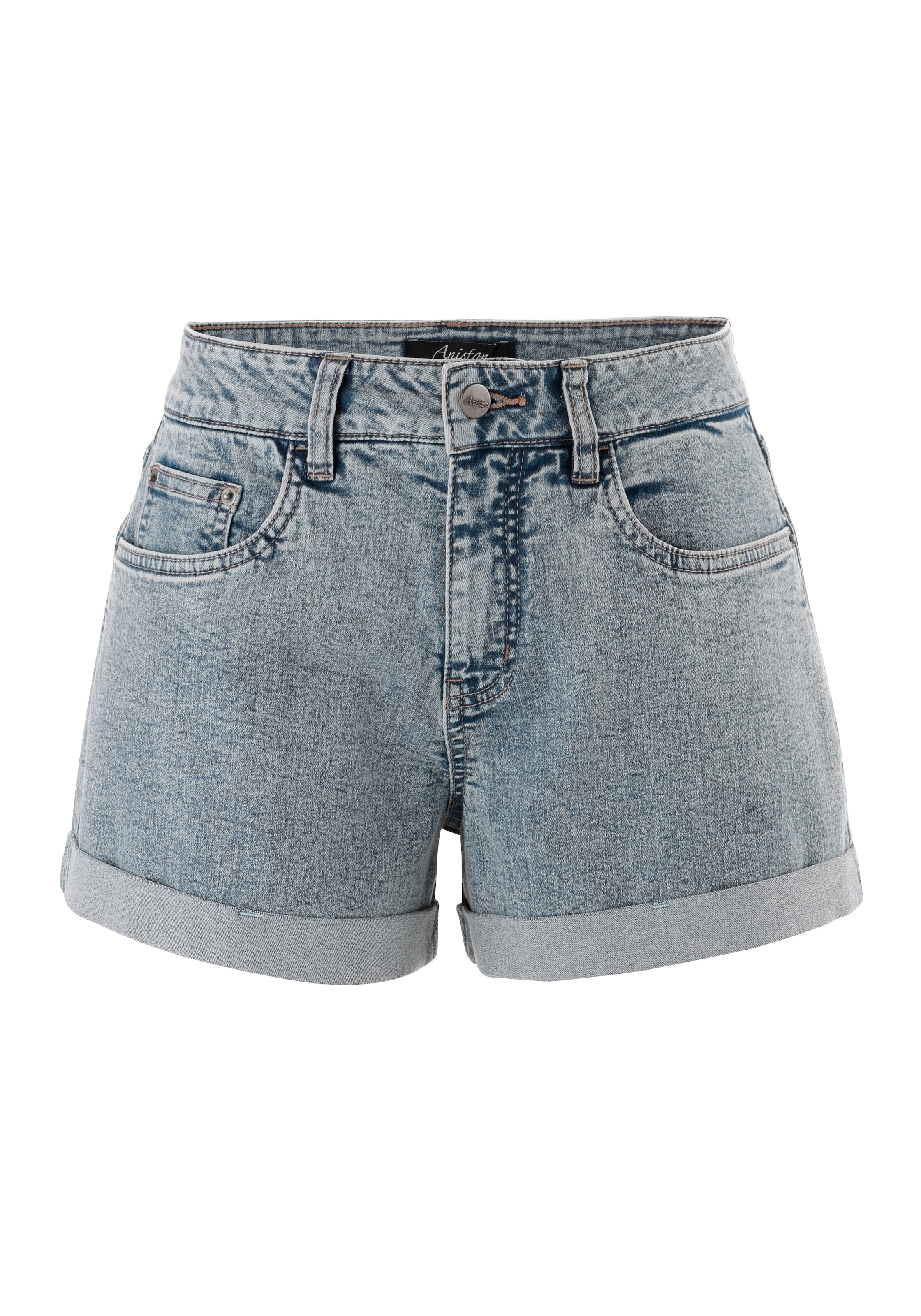 Aniston CASUAL Shorts  mit fixiertem Beinaufschlag