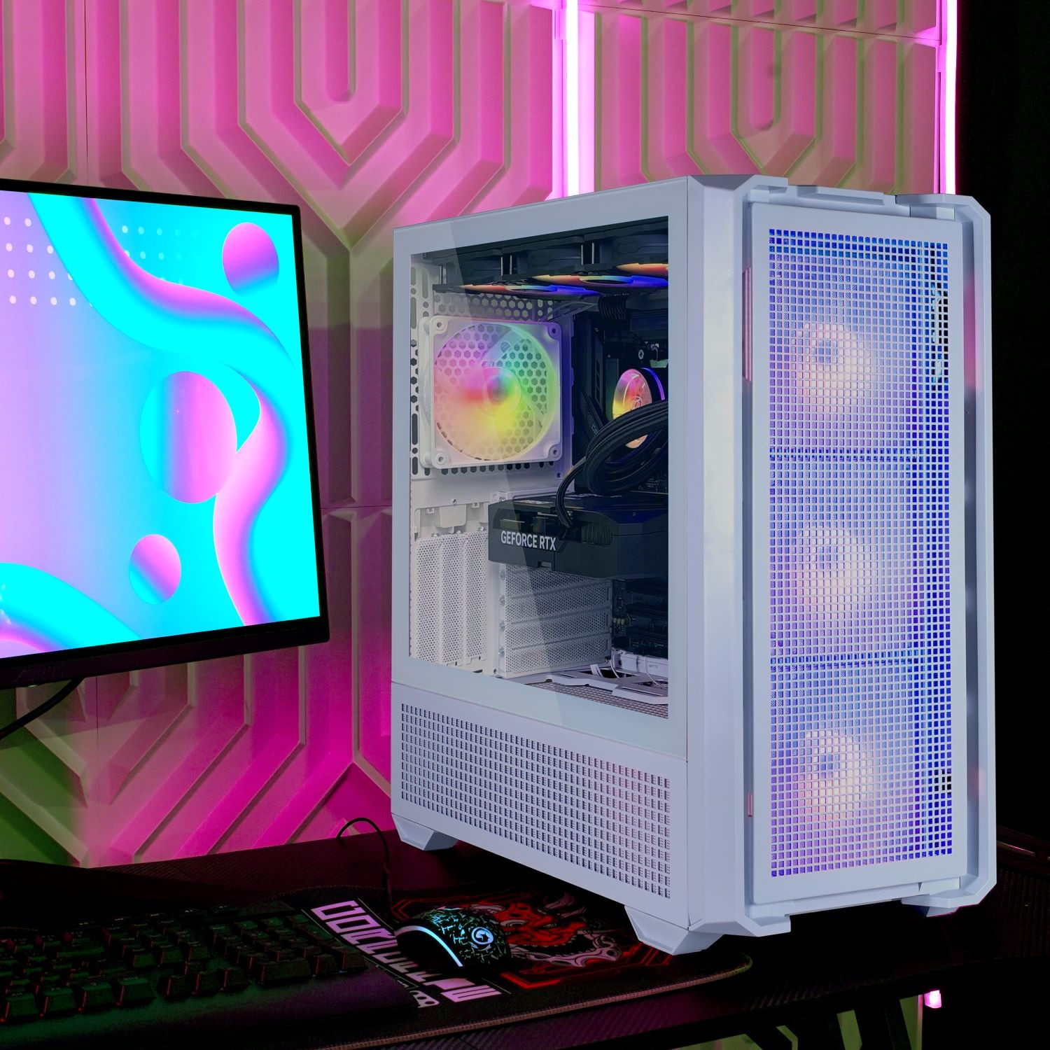 Cougar Gaming-PC »MX600 WT 7509«, Windows 11, DDR5 RAM, Gen4 SSD
