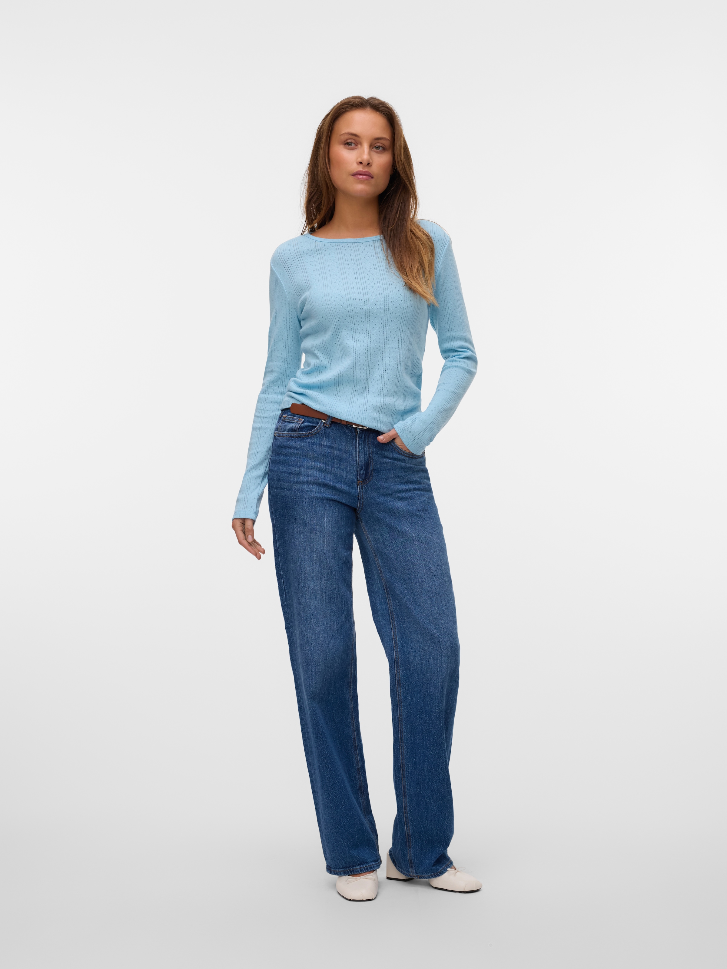 Vero Moda Langarmshirt »VMLISA LS TOP JRS NOOS«