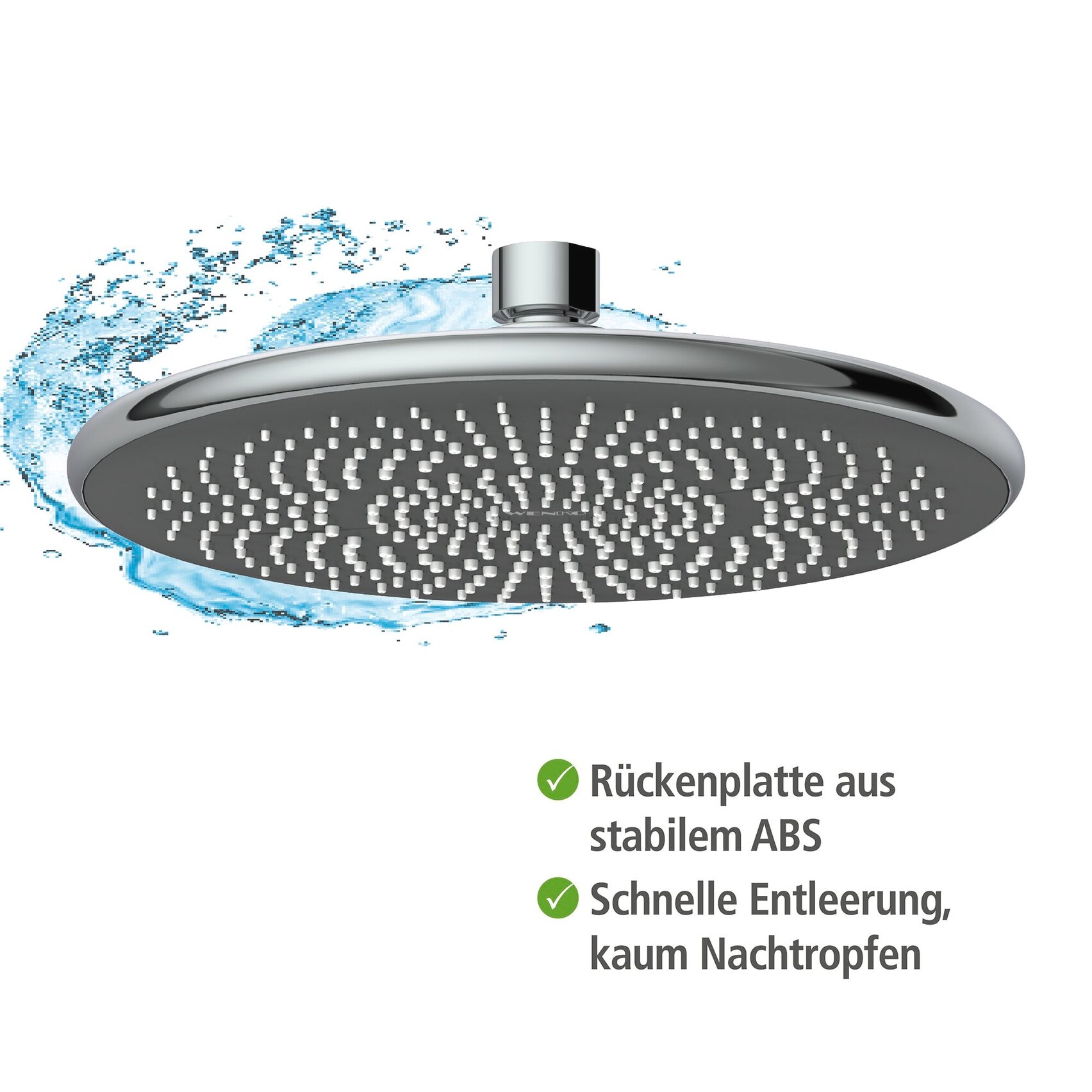 WENKO Regenduschkopf »Watersaving« Ø 22,5 cm