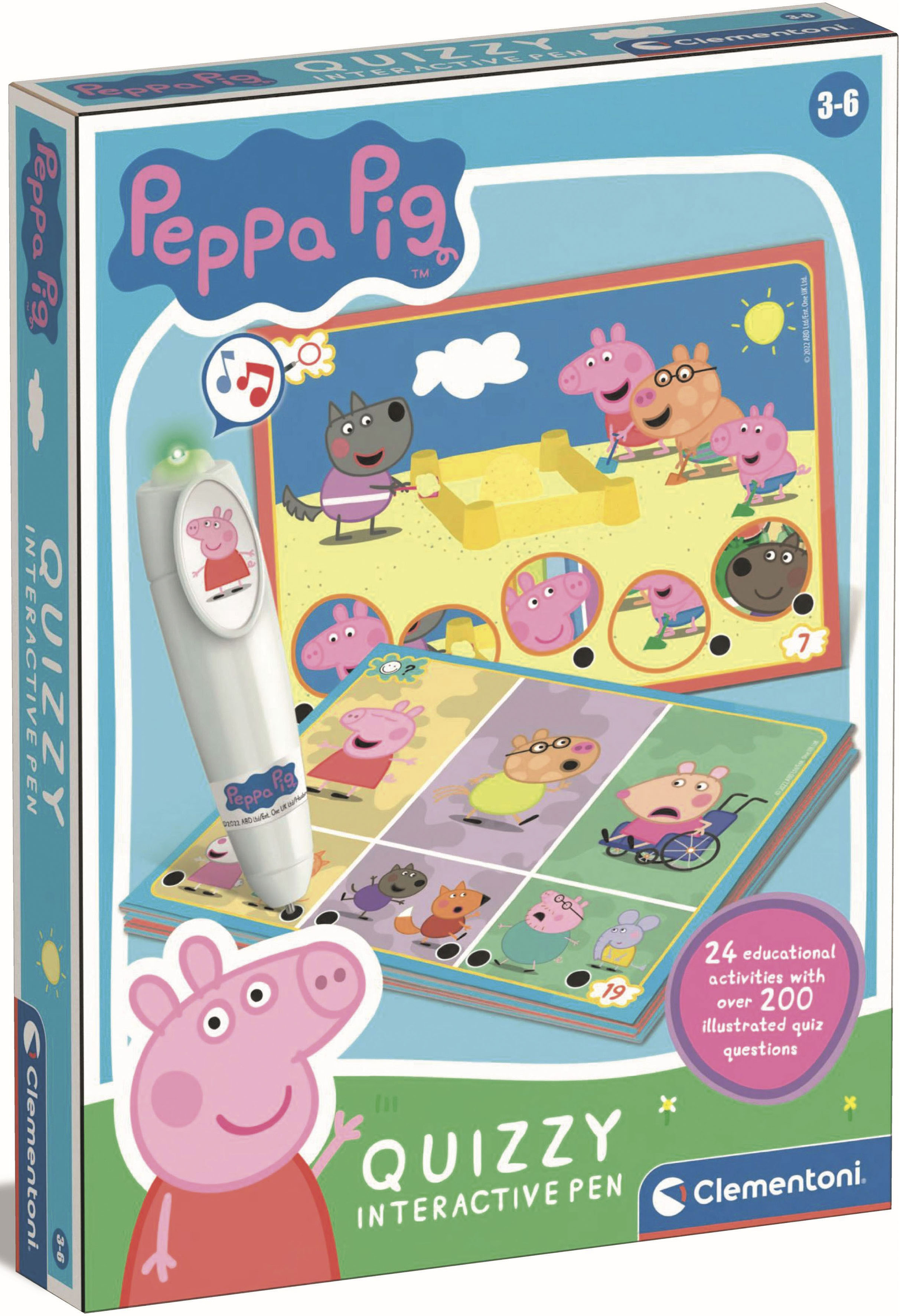 Spiel »E-Lektor Quiz Basic Peppa Pig«, Made in Europe; FSC® - schützt Wald - weltweit