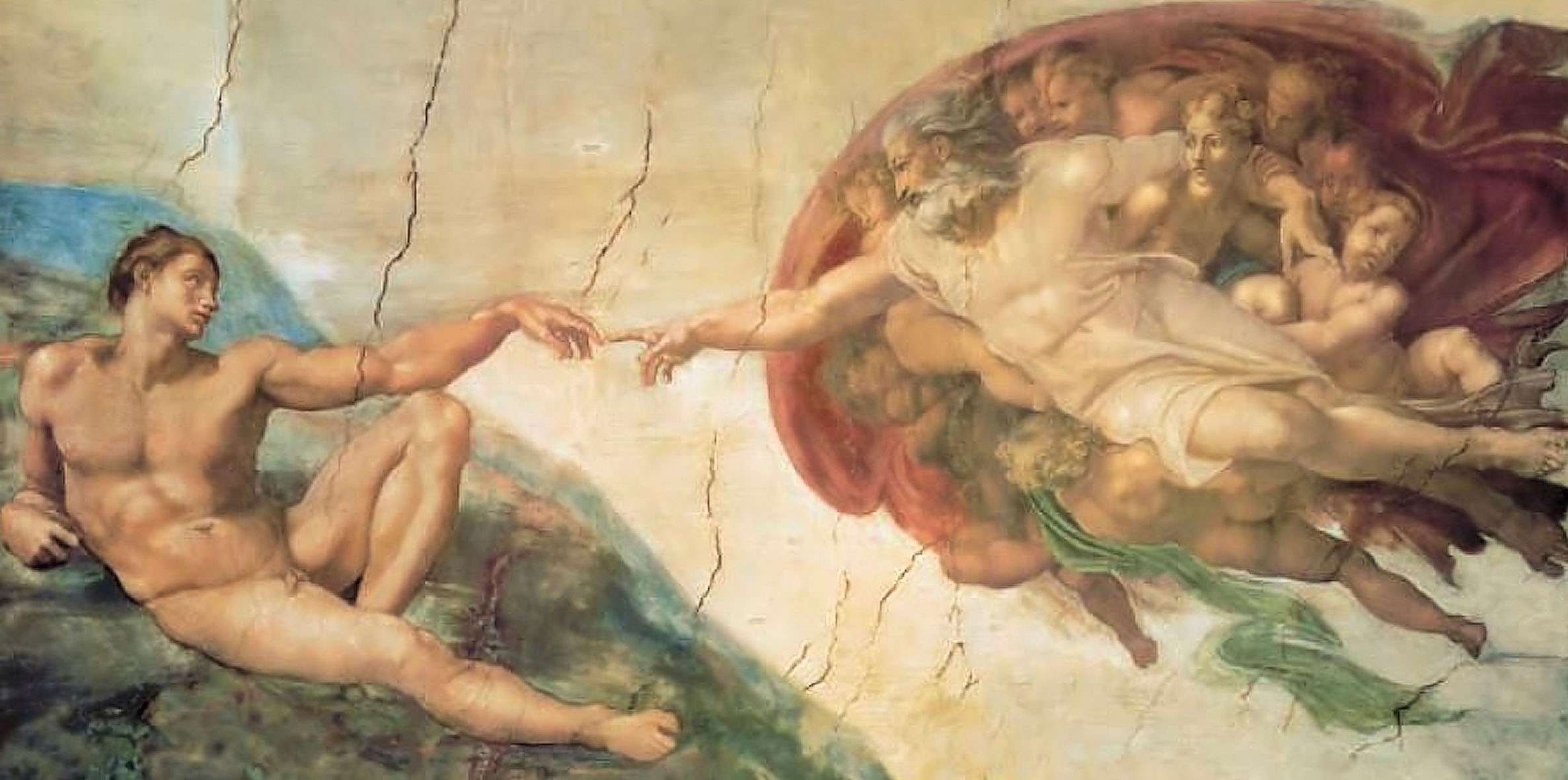 Home affaire Kunstdruck »MICHELANGELO / Erschaffung Adams«, (1 St.) kaufen