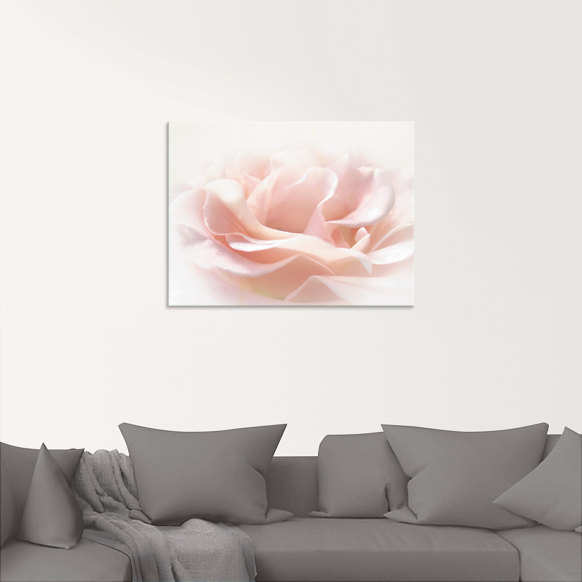 Artland Glasbild »Rose I«, Blumen, (1 St.), in verschiedenen Größen