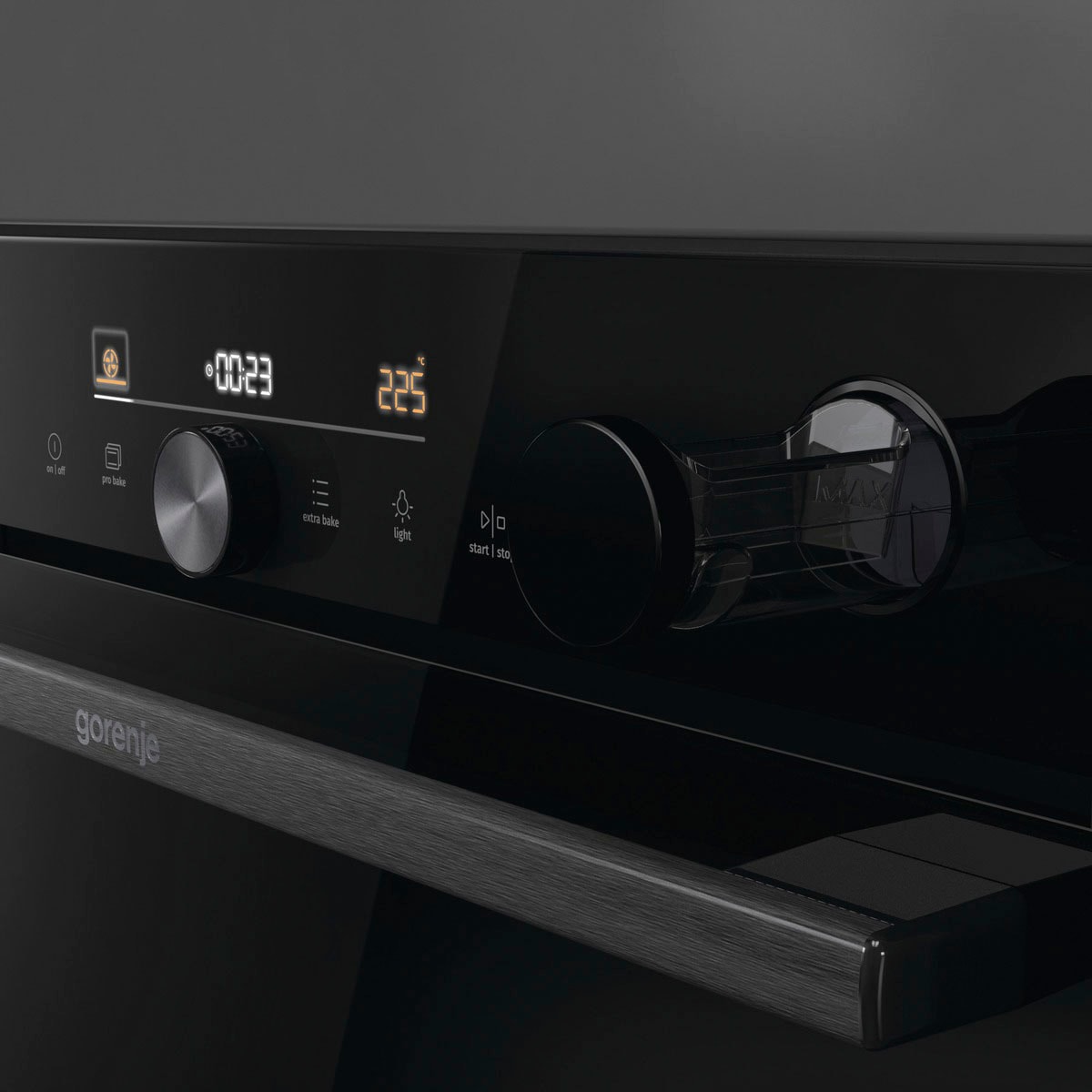 GORENJE Pyrolyse Backofen  »BPSA6747DGWI«, mit 2-fach-Teleskopauszug, Pyrolyse-Selbstreinigung, AirFry-Funktion