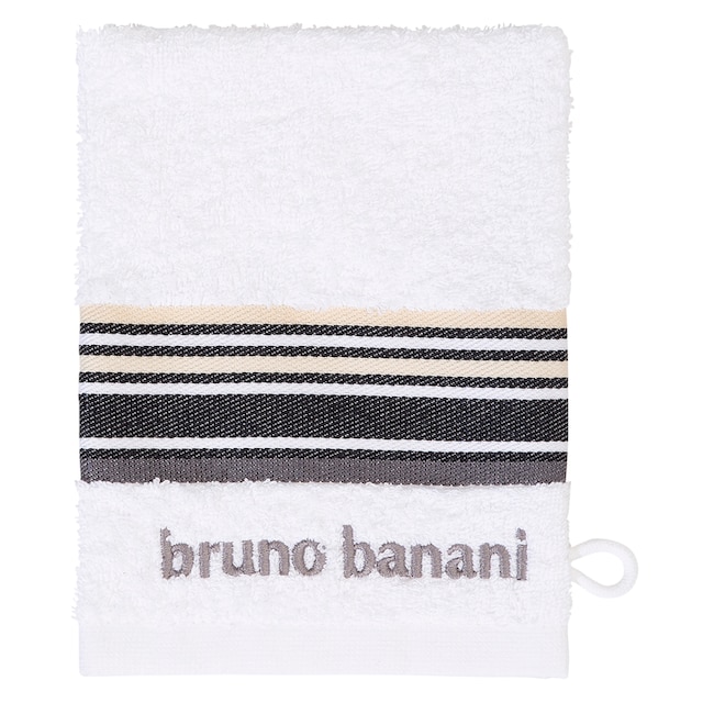 Bruno Banani Handtuch Set »Maja«, Set, 7 tlg., Walkfrottee, mit Bordüre und  Markenlogo, 7 teiliges Handtücher Set, 100% Baumwolle