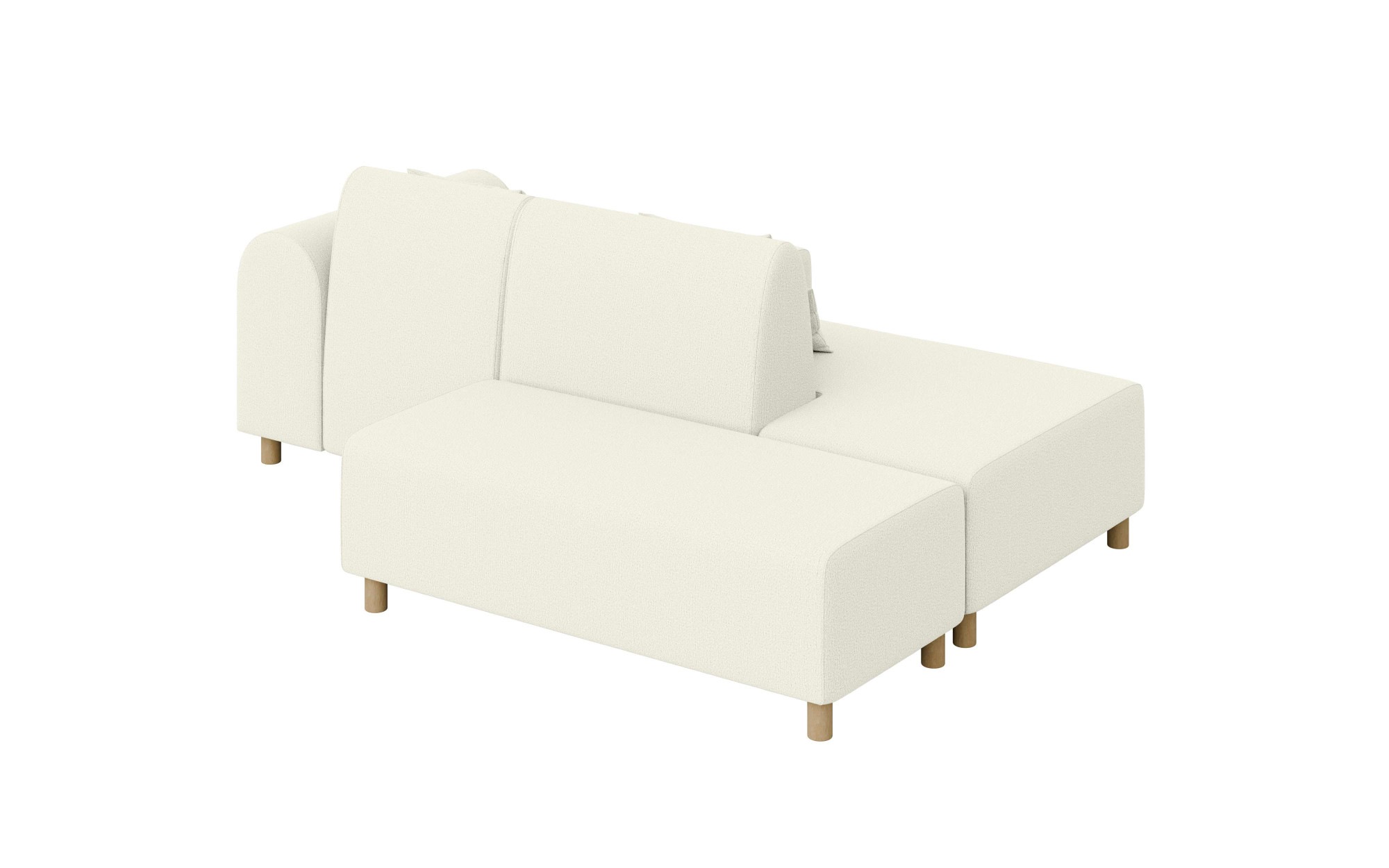INOSIGN Ecksofa »Suyala«, L-Form mit Hocker