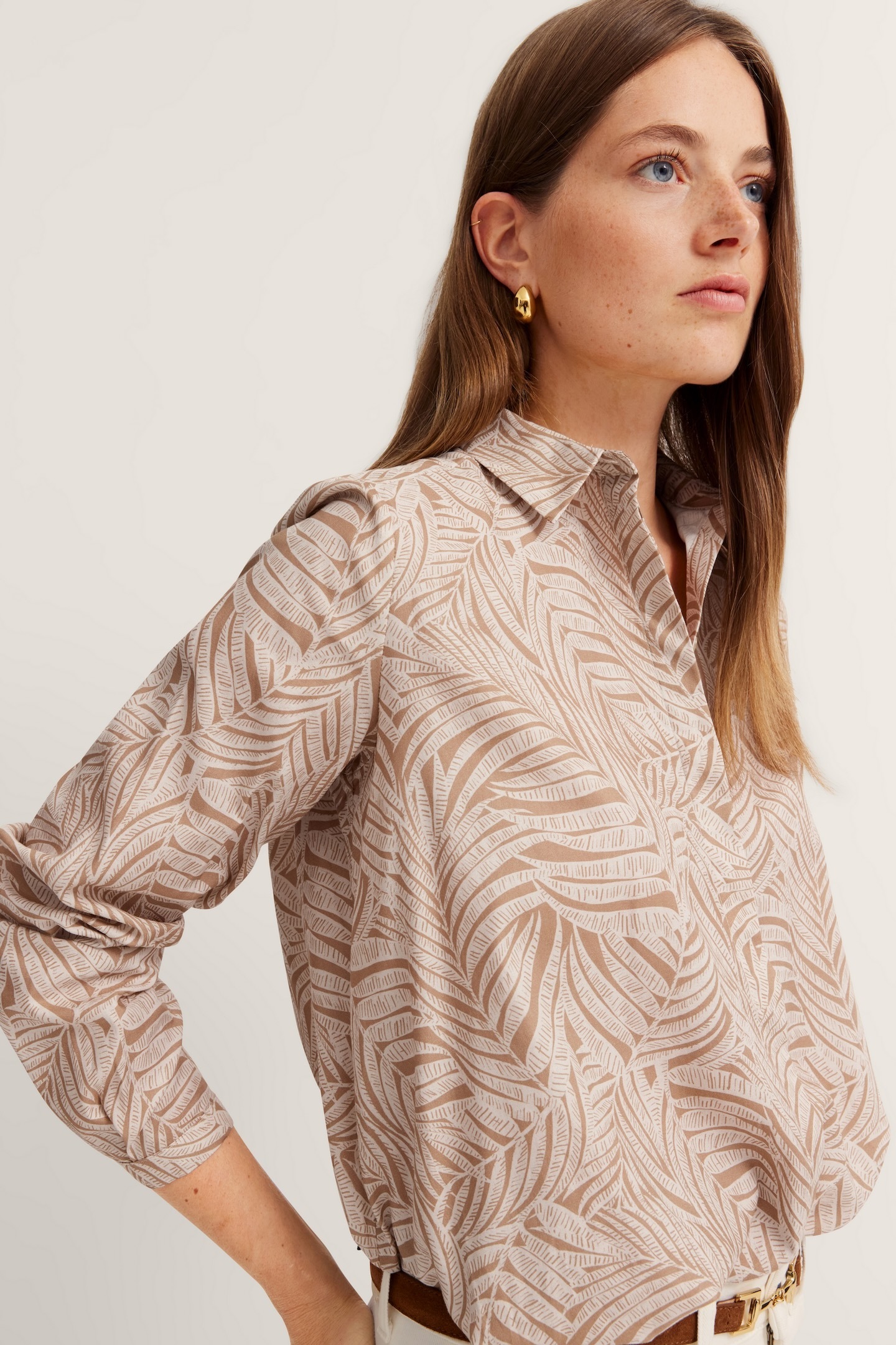 bugatti Hemdbluse, aus Baumwolle