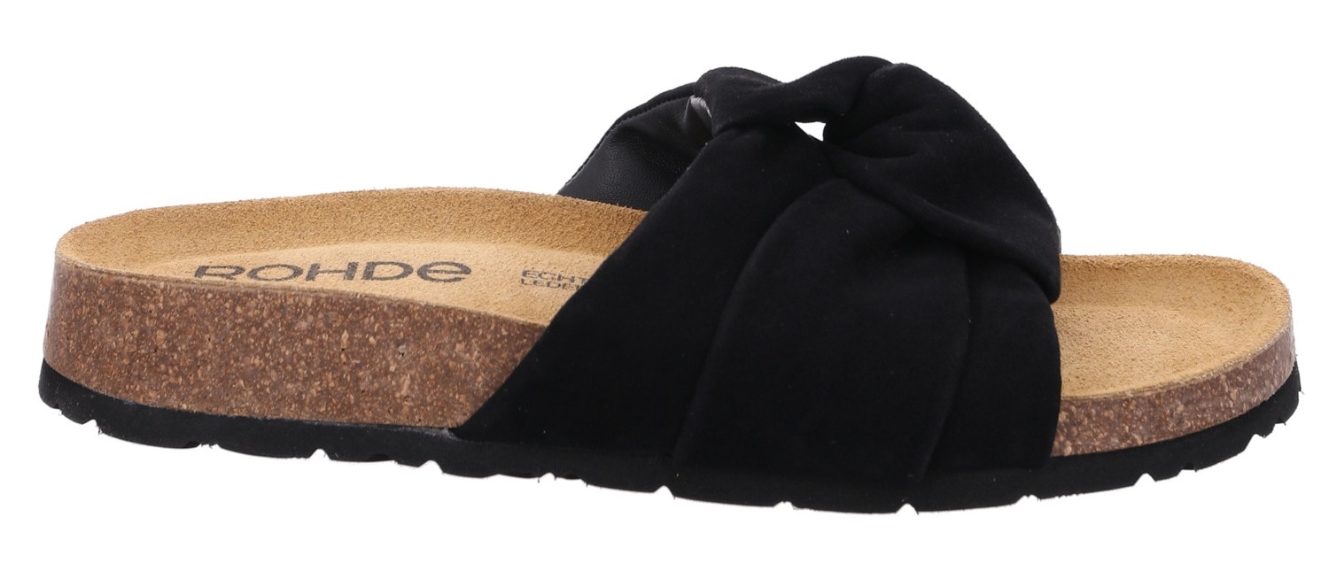 Rohde Pantolette »MILANO«, Sommerschuh, Strandschuh, Urlaubschuh, Schlappen, Hausschuh