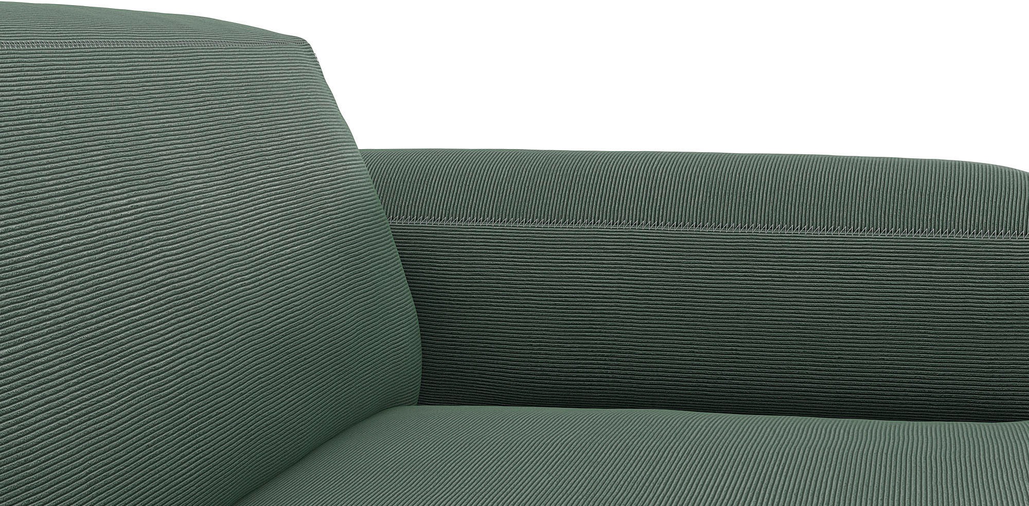 FLEXLUX Ecksofa »Lucera Chaislongue rechts oder links, L-Form, bequem«, modern & anschmiegsam, Kaltschaum, Stahl-Wellenunterfederung