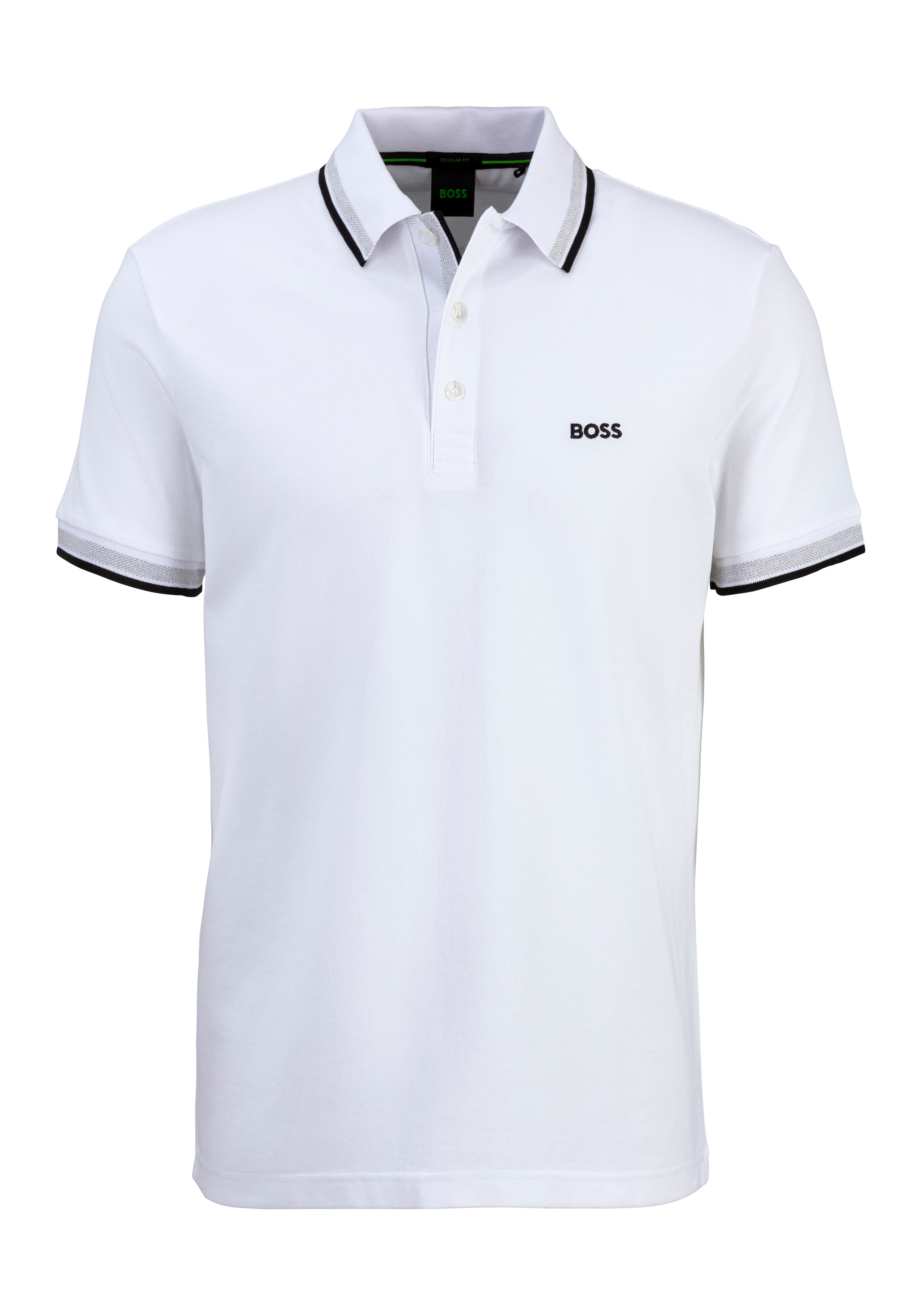 BOSS GREEN Poloshirt »Paddy«, mit kontrastfarbenen Streifen am Kragen
