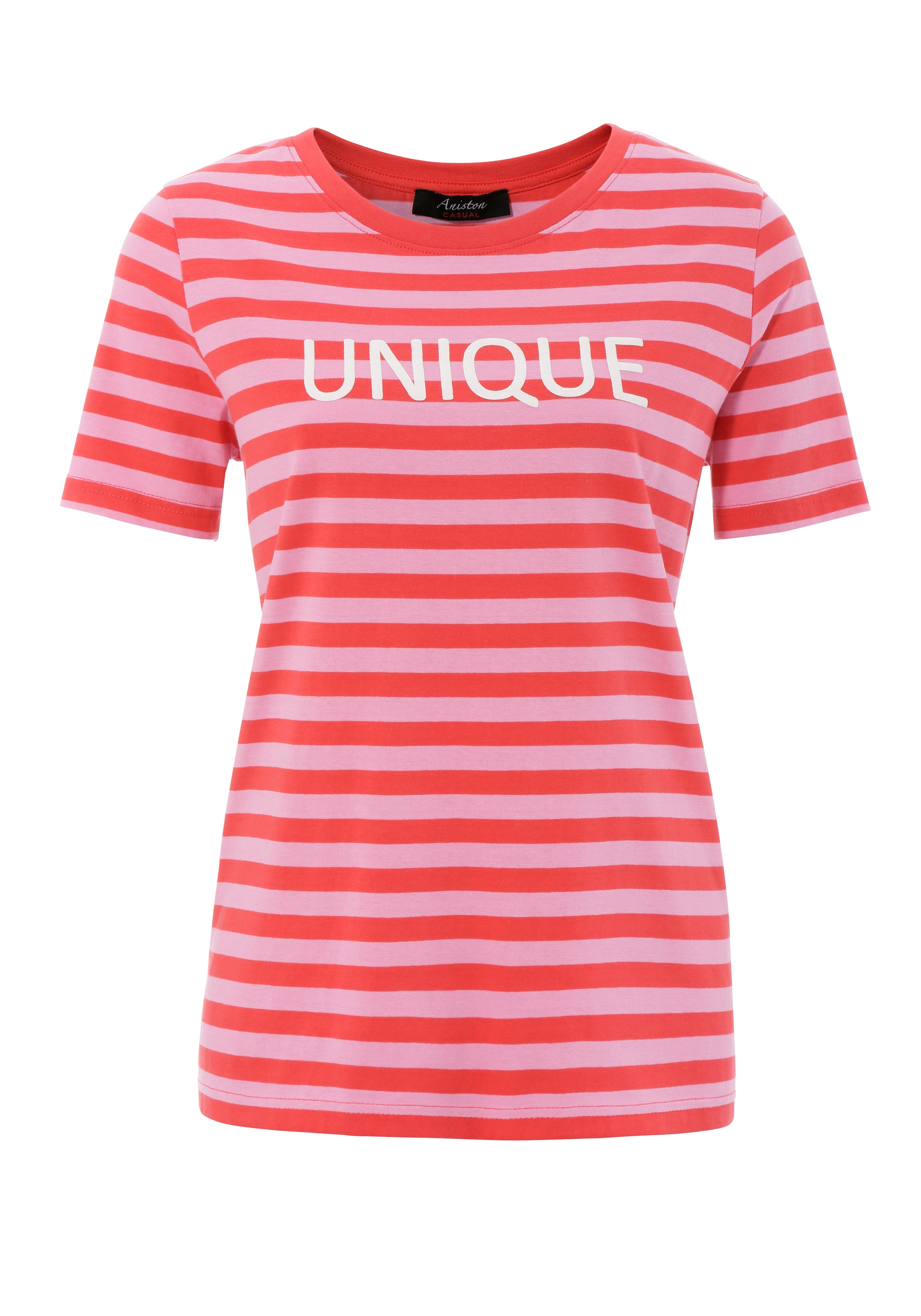 Aniston CASUAL T-Shirt, im Streifen-Dessin und 