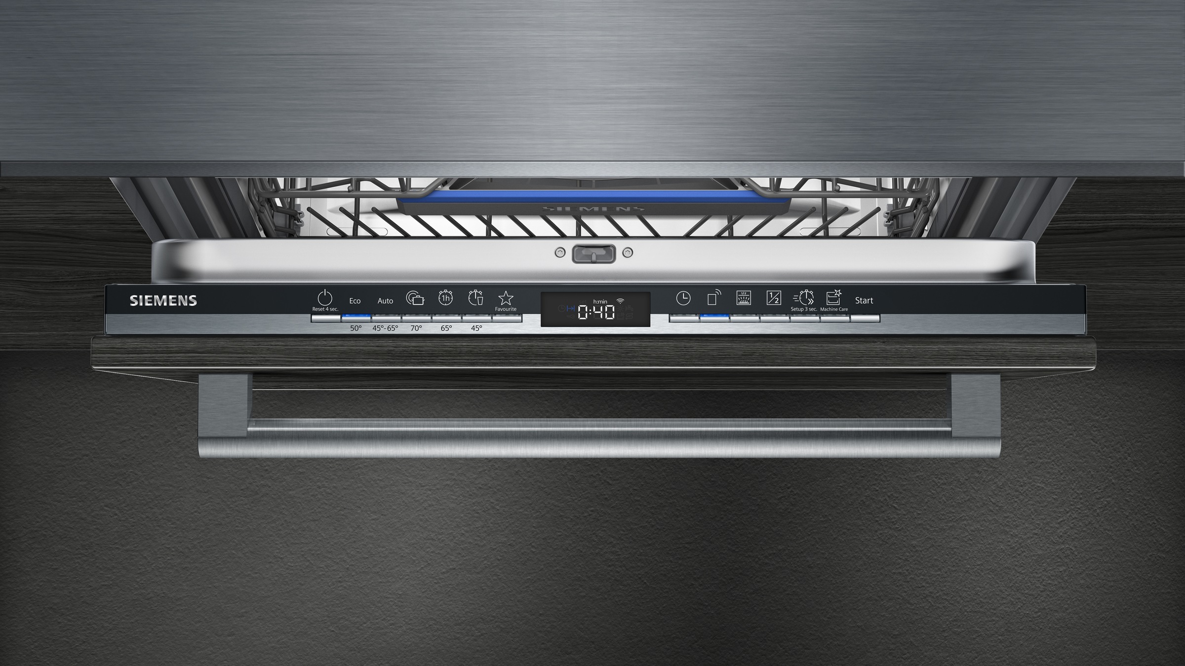 SIEMENS vollintegrierbarer Geschirrspüler iQ300 »SN63EX14CE«, 13 Maßgedecke