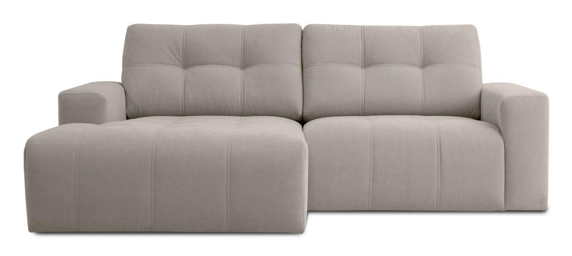 Home affaire Ecksofa »Turnon, Lounge-sofa, Breite 221 cm«, Chenille, mit Knopf- und Doppelsteppung, elegantes Aussehen