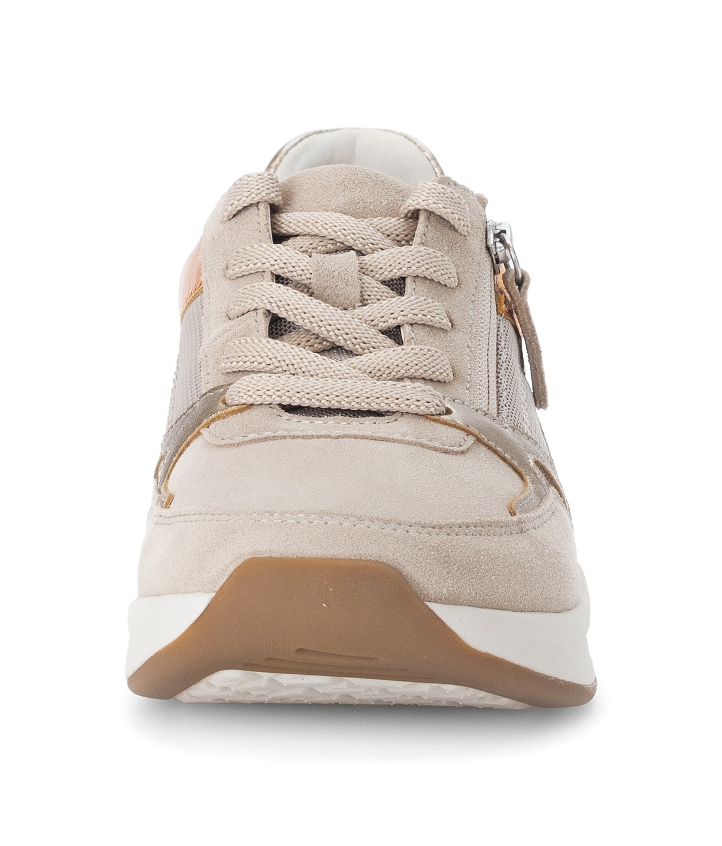 rollingsoft Keilsneaker  , Freizeitschuh, Halbschuh, Schnürschuh mit Kontrastbesätzen, G-Weite