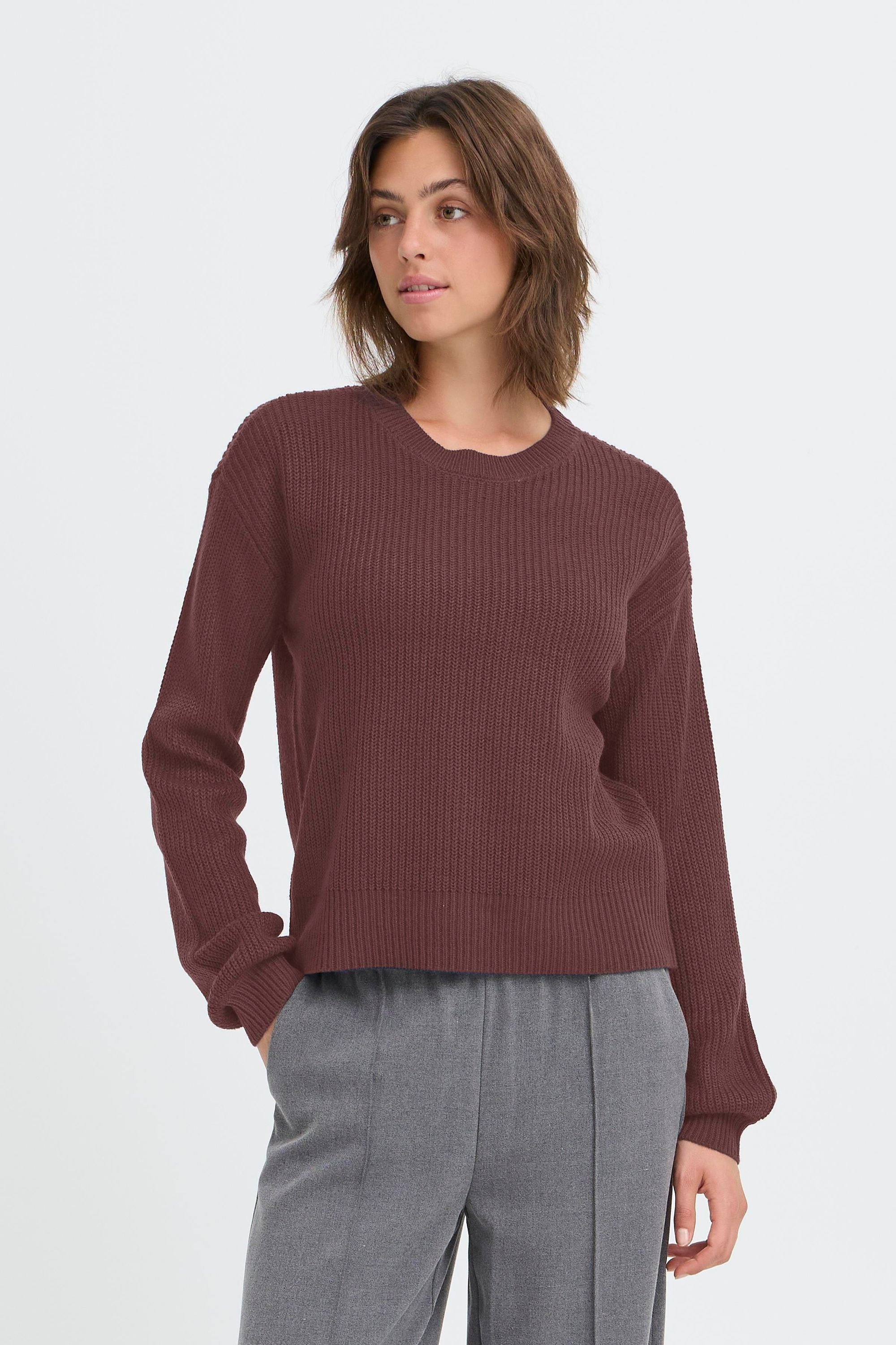 OXMO Strickfleece-Pullover »Strickpullover OXFKIMNI«