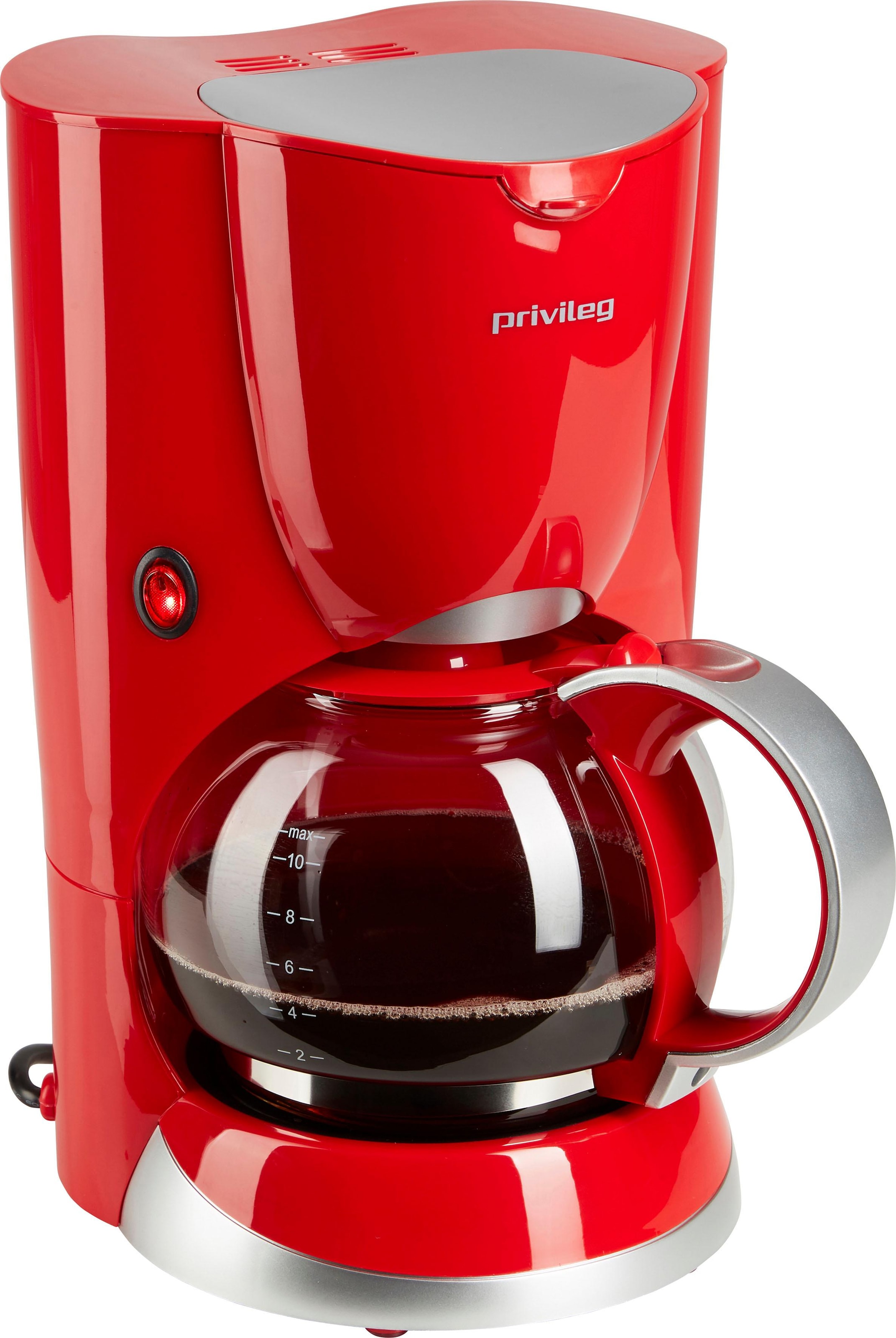 Filterkaffeemaschine in Rot