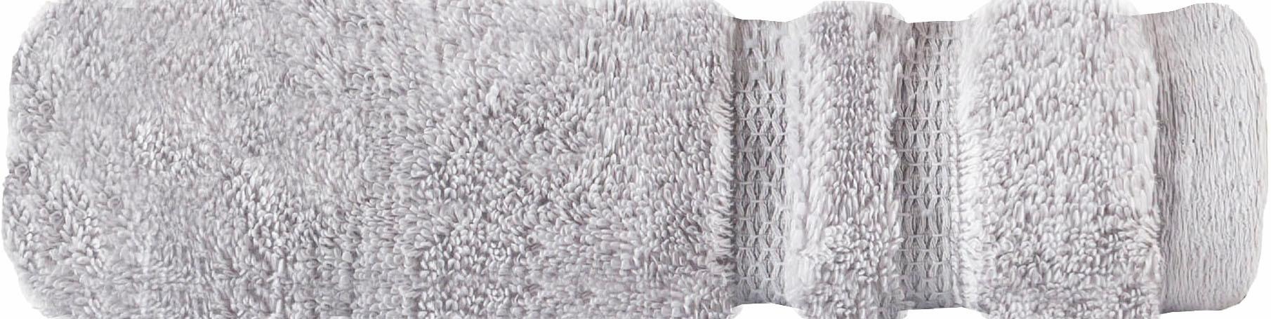 Egeria Badetuch »Micro Touch«, (1 St.), extrem Streifenbordüre, Programm bei mit Baumwolle reine saugfähig, Uni