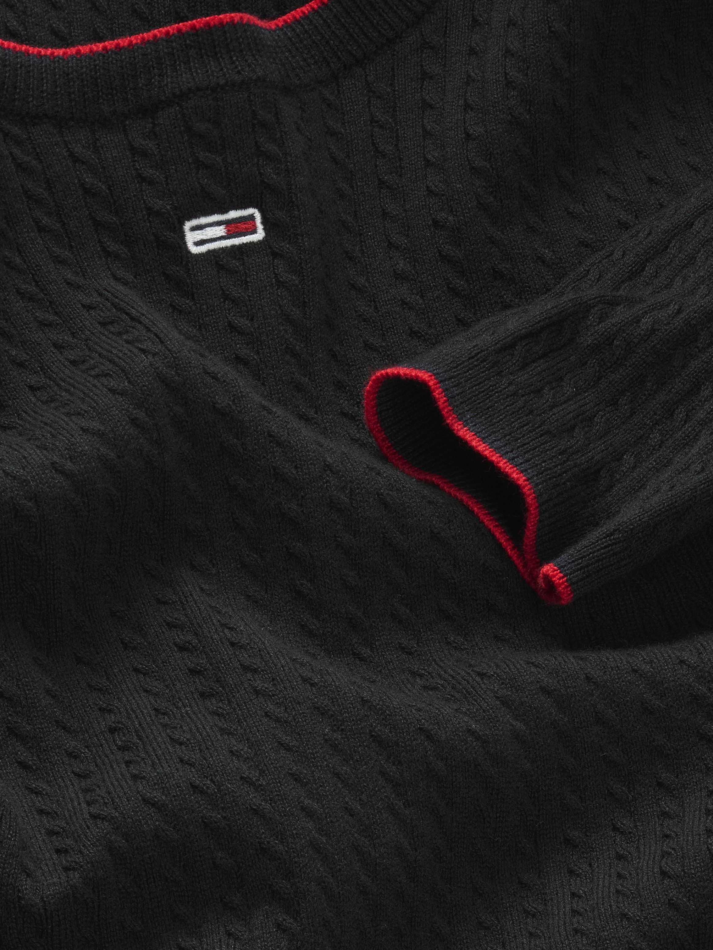 Tommy Jeans Strickkleid »TJW F&F CABLE SWEATER DRESS«, mit Zopfmuster