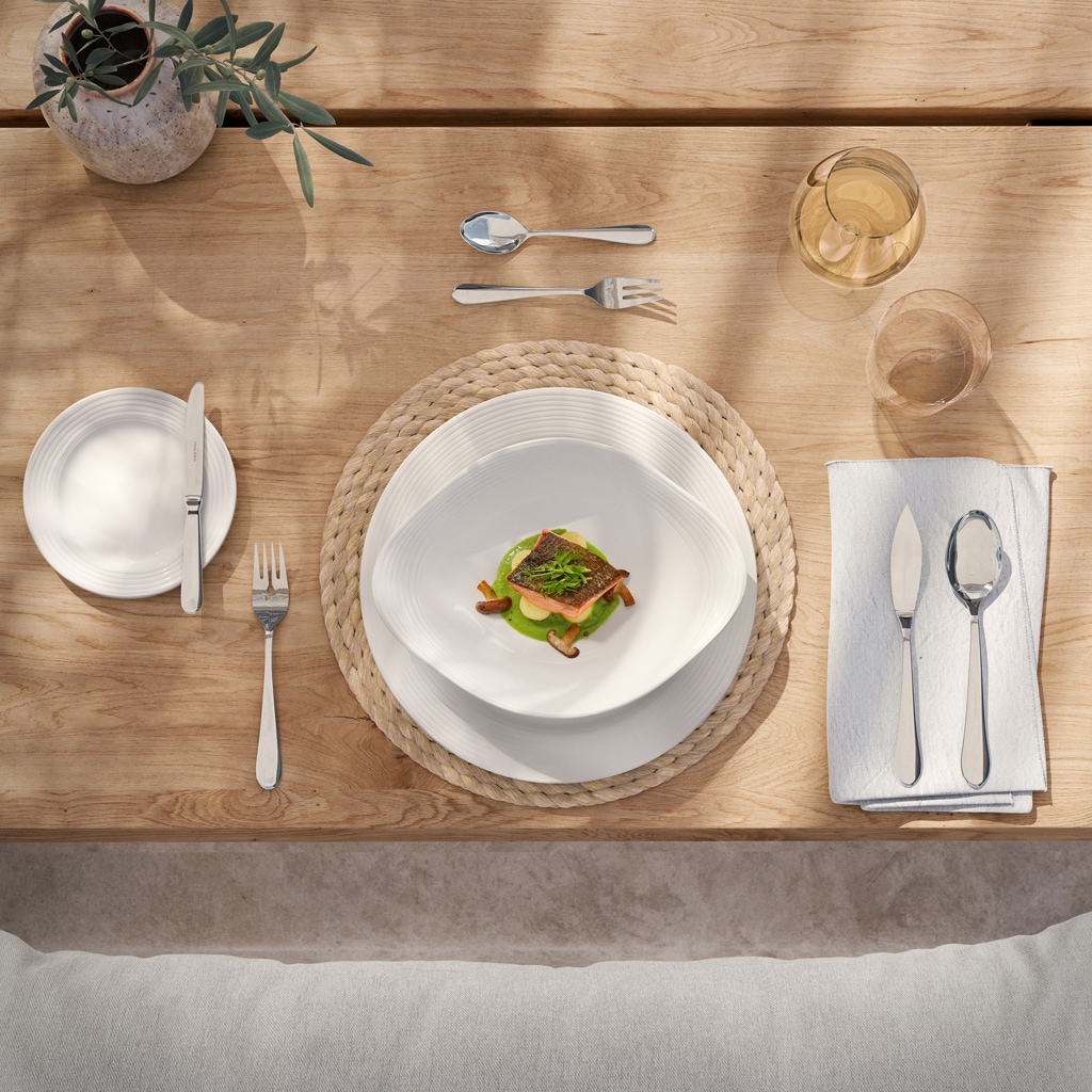 Villeroy & Boch Tafelgabel »Tafelgabel Oscar 200 mm 6er Set silber« Spülmaschinenfest