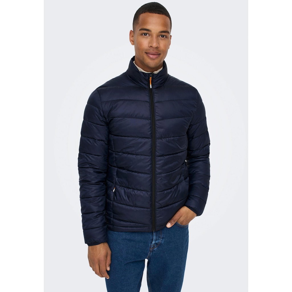 ONLY & SONS Steppjacke »ONSCARVEN QUILTED PUFFER OTW NOOS«