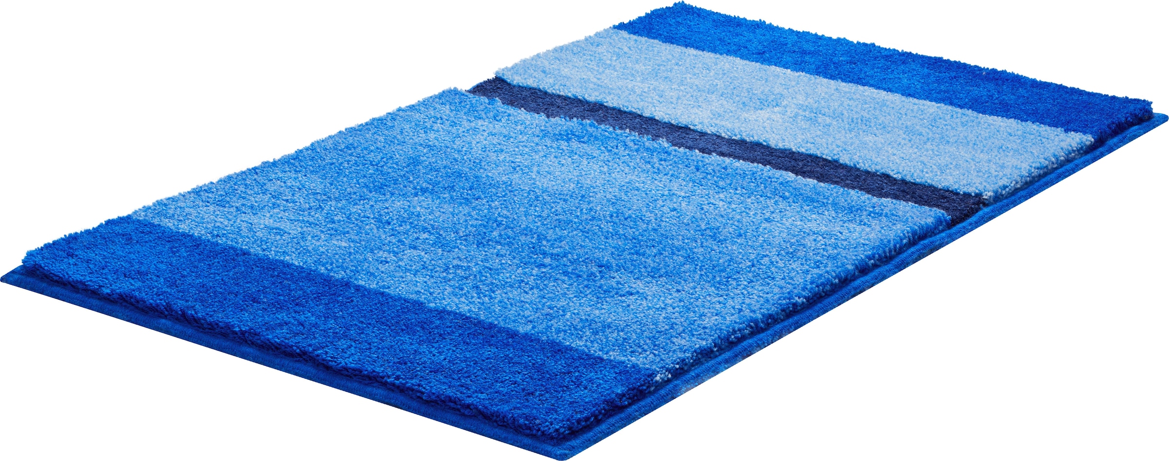 Grund Badematte »Room«, rutschhemmend beschichtet, fußbodenheizungsgeeignet, besonders dichter Flor, Badematte mit Streifen