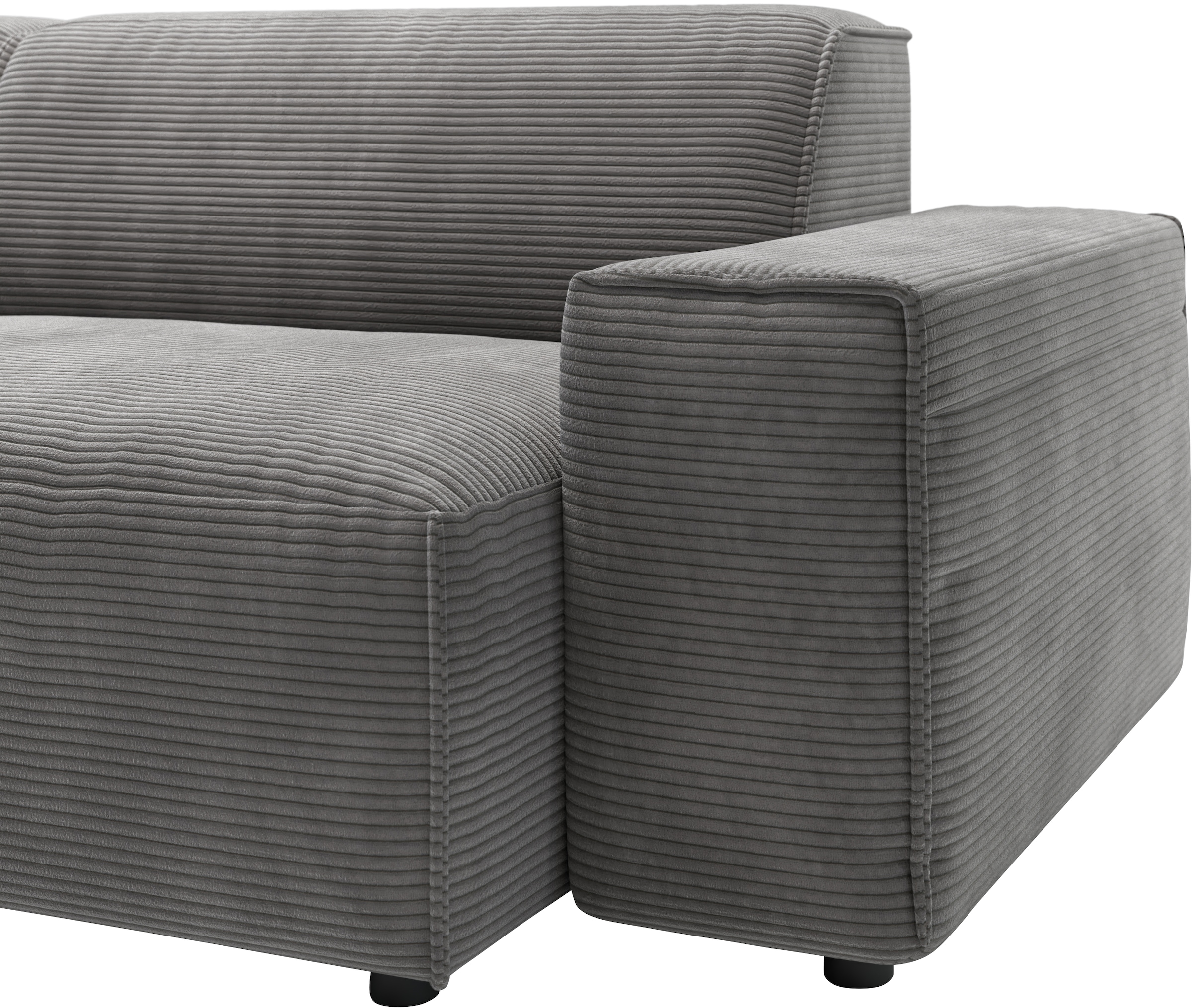 andas Ecksofa »Glimminge auch in Breitcord, Feincord, Bouclé + Easy care-Bezug«, L-Form, Breite 294, Zierkissen