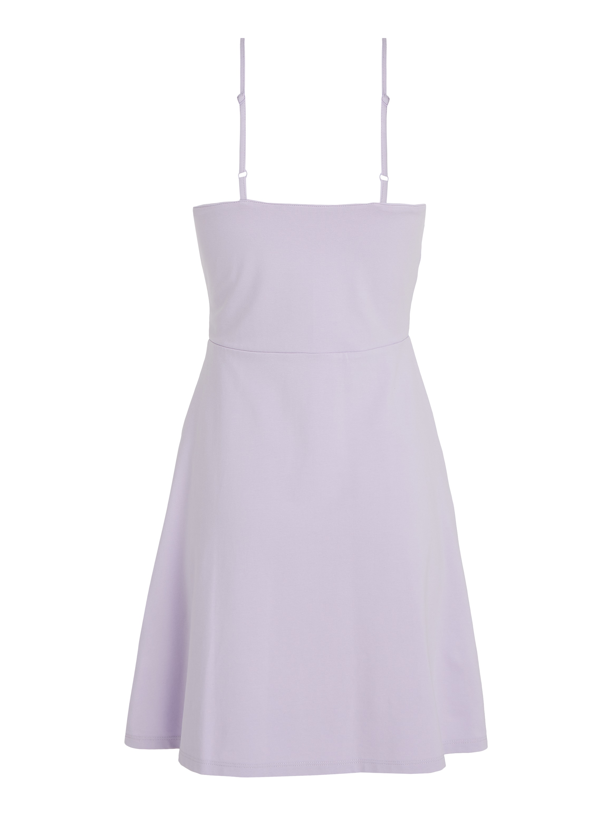 Tommy Jeans Spaghettikleid »TJW ESSENTIAL STRAP FLARE DRESS«, mit verstellbaren Spaghettiträgern