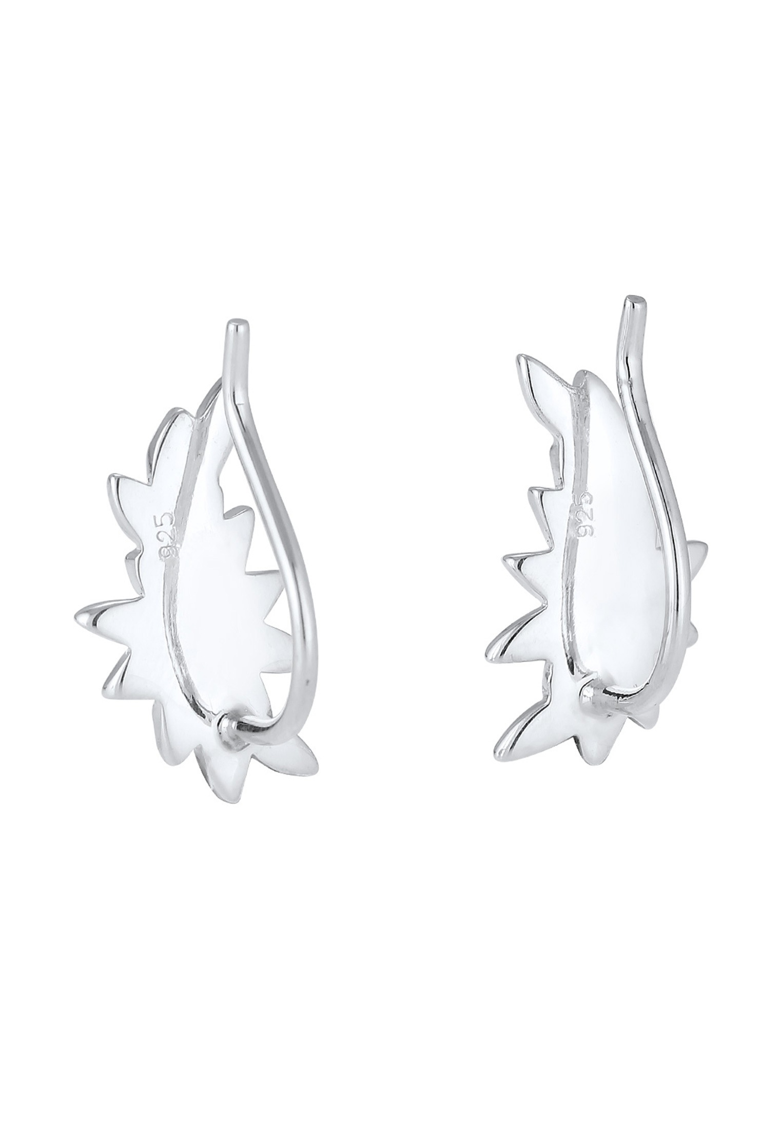 Elli Premium Paar Ohrstecker »Ohrringe Earcuff Kristalle 925 Silber«