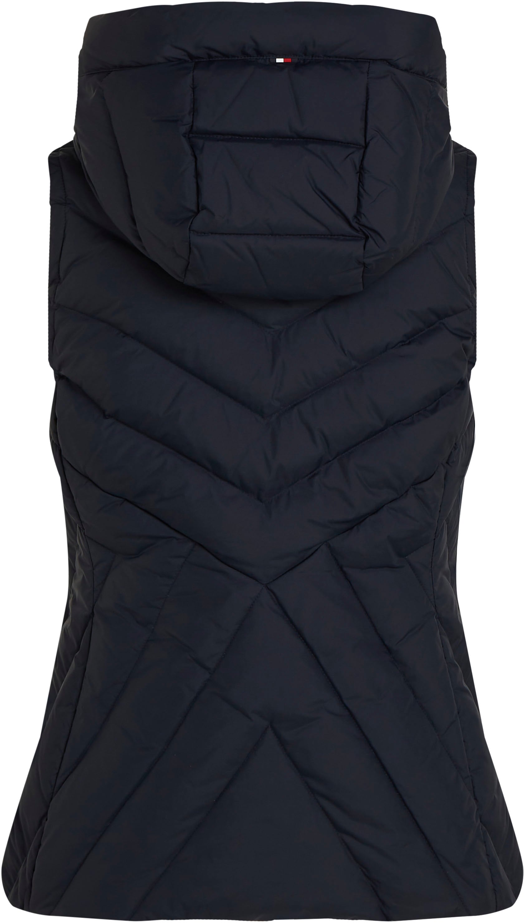 Tommy Hilfiger Steppweste »CHEVRON MW PADDED VEST«, mit mittelstarker Wattierung und Tommy Hilfiger Markenlabel